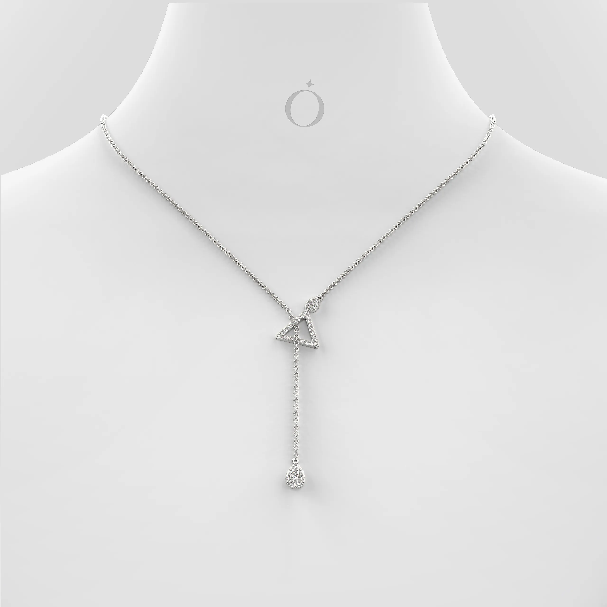 Diamond Lariat Necklace