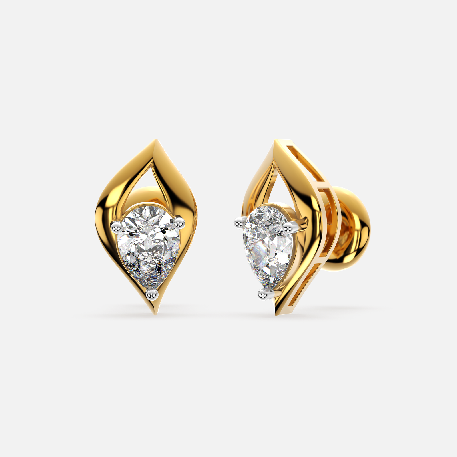 Leaf Luxe Diamond Earrings