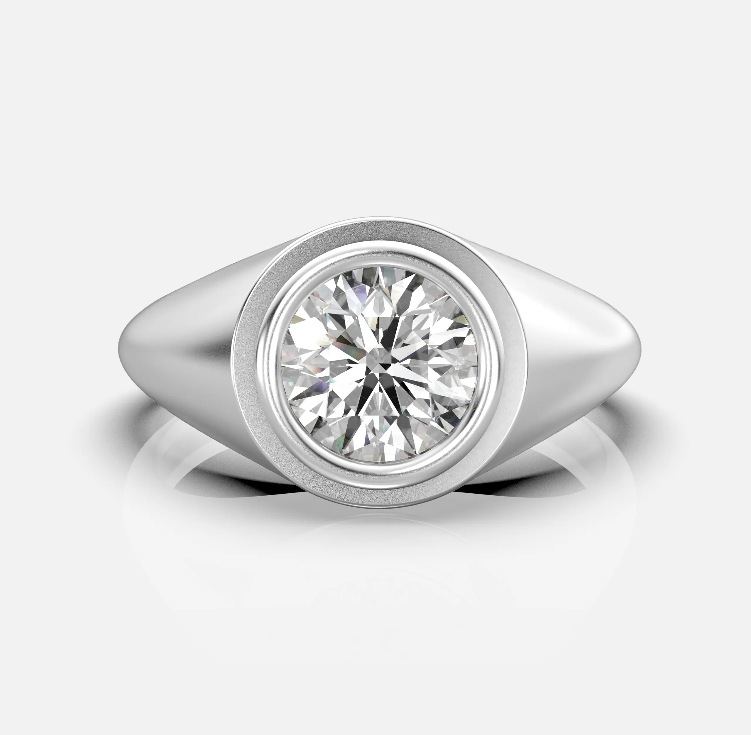 Radiant Solo Men’s Ring