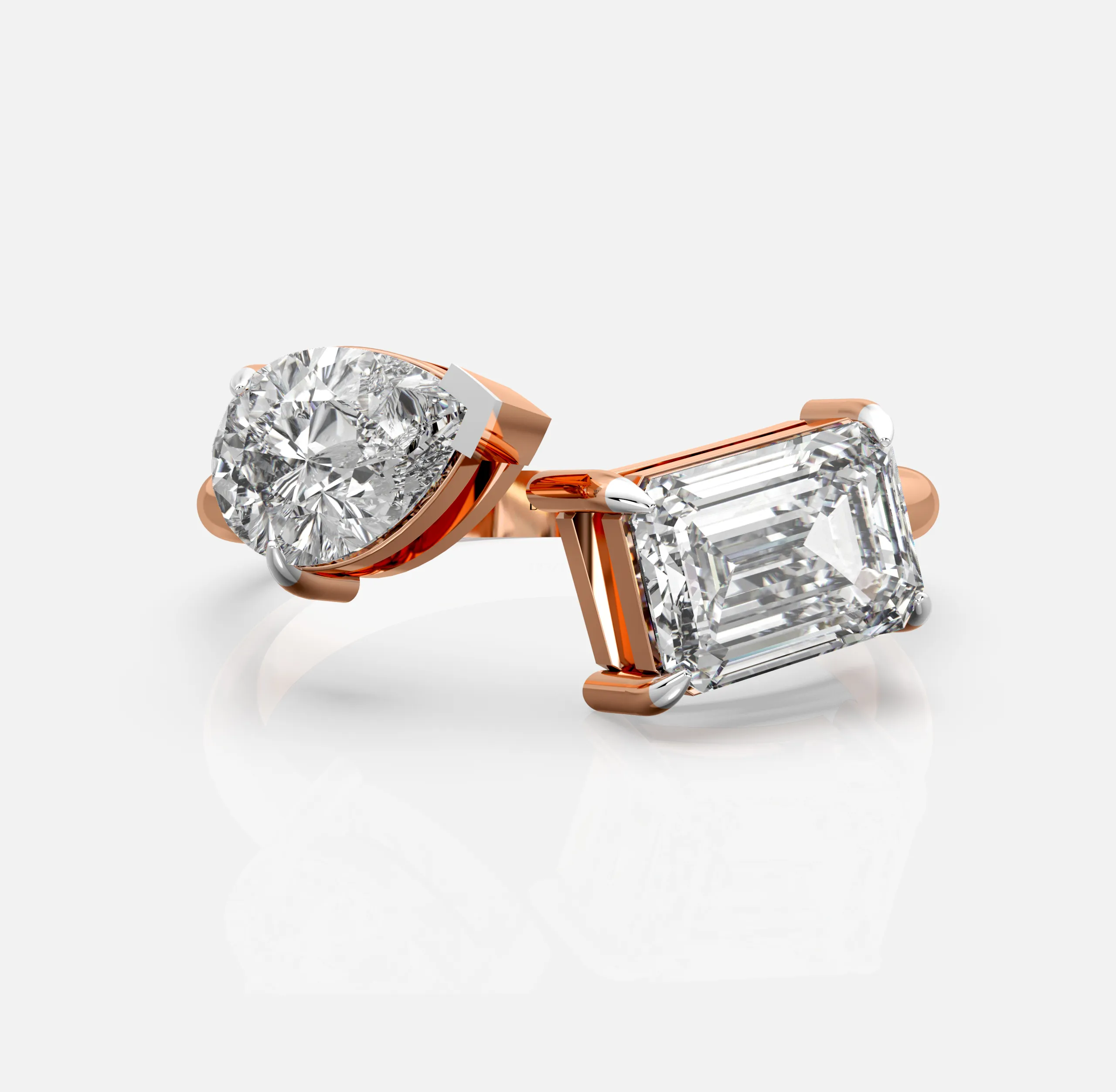Dual Radiance Diamond Ring