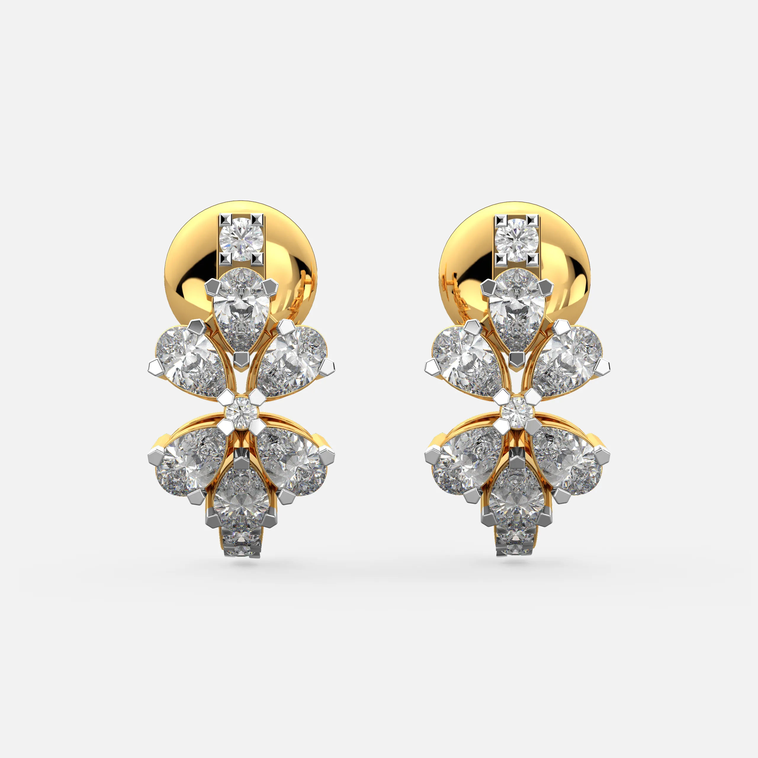 Timeless Floral Diamond Earrings