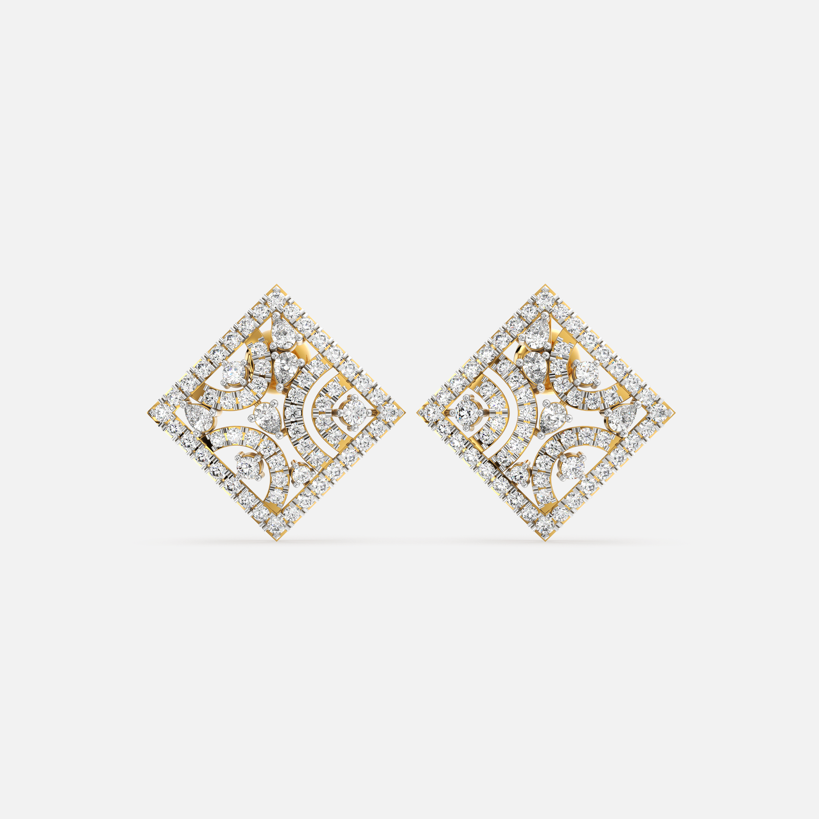 Aurelia Wave Diamond Earrings