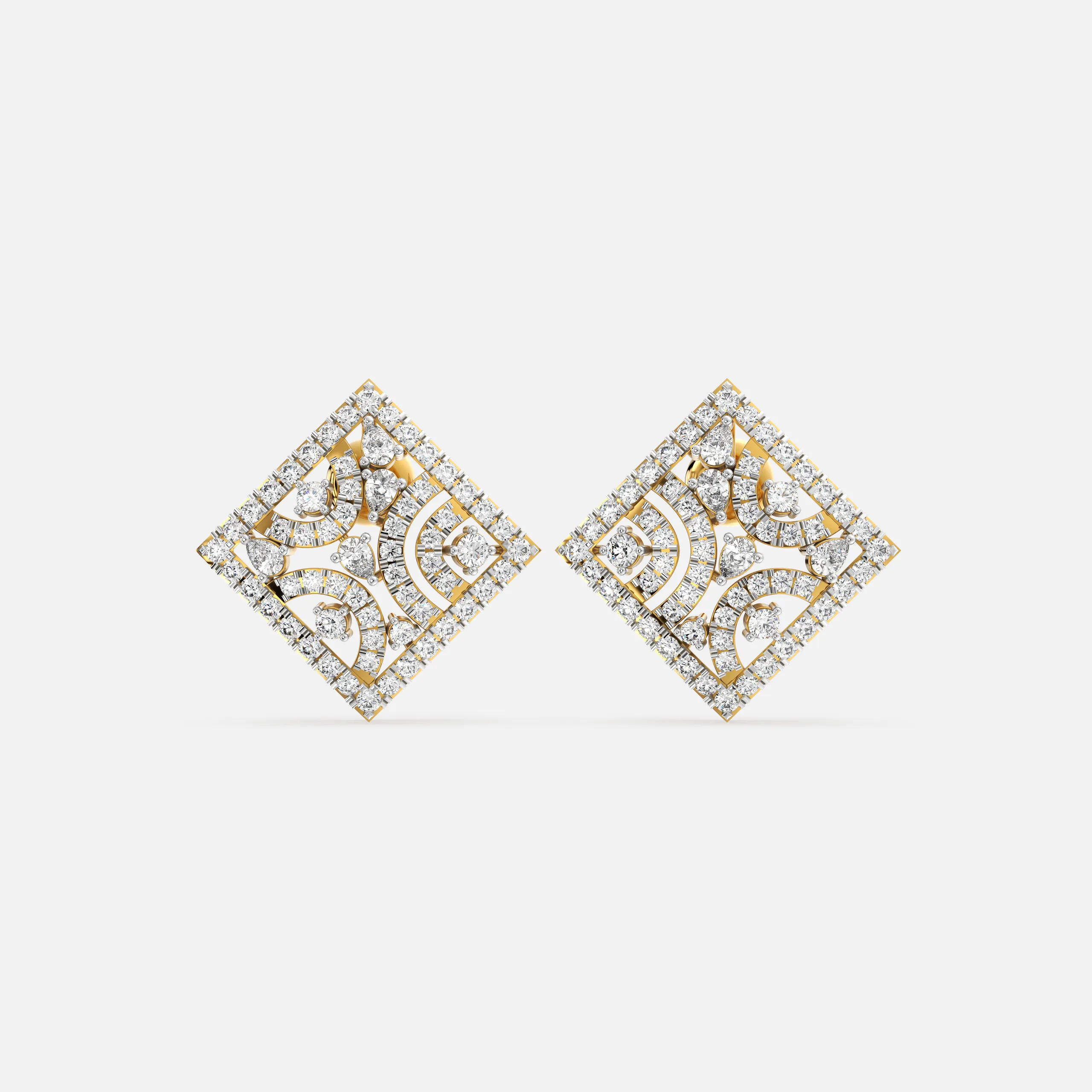 Aurelia Wave Diamond Earrings