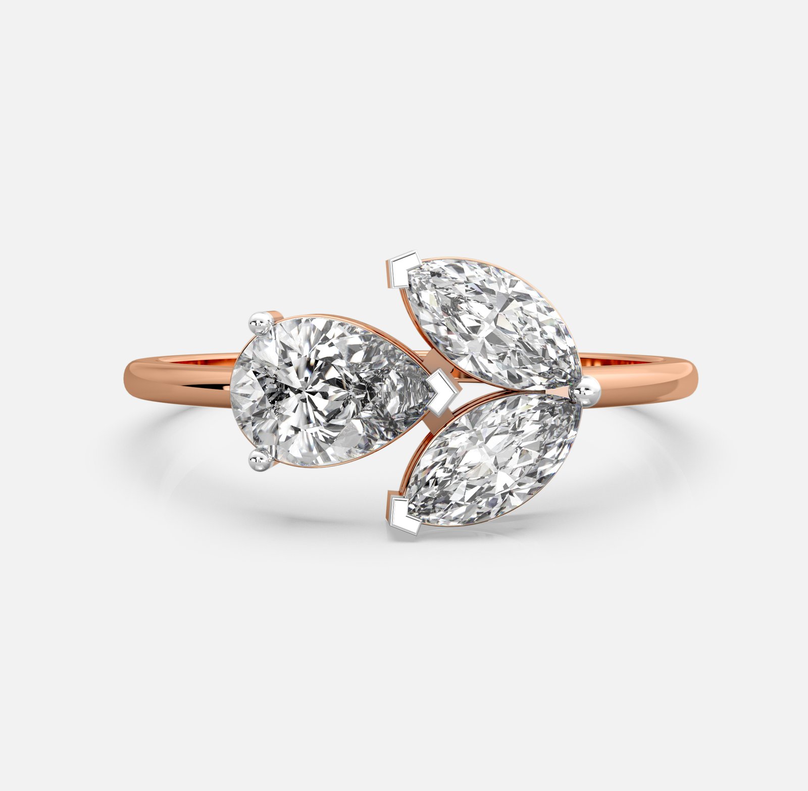 Marquise Trinity Diamond Ring