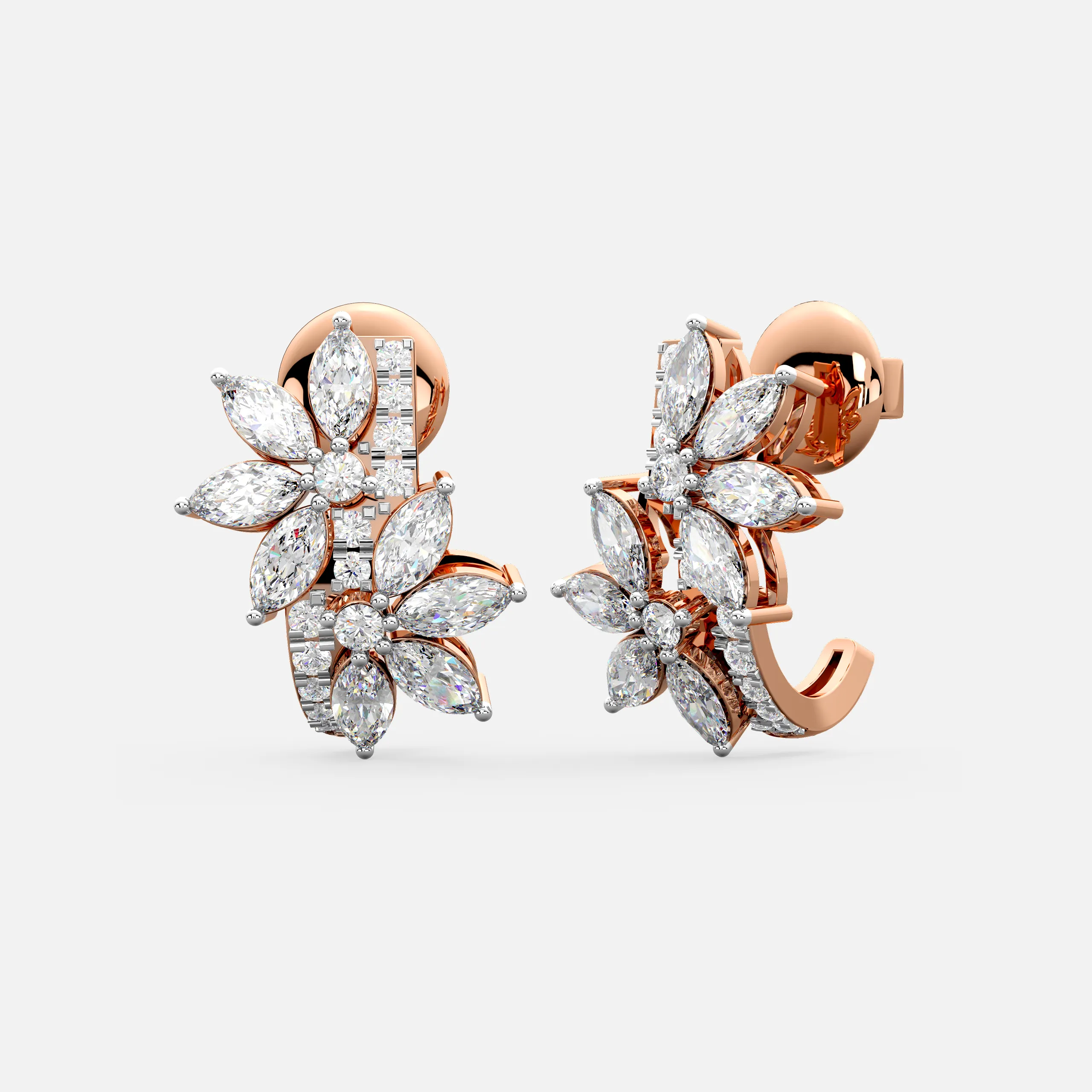 Sunburst Floral Earrings