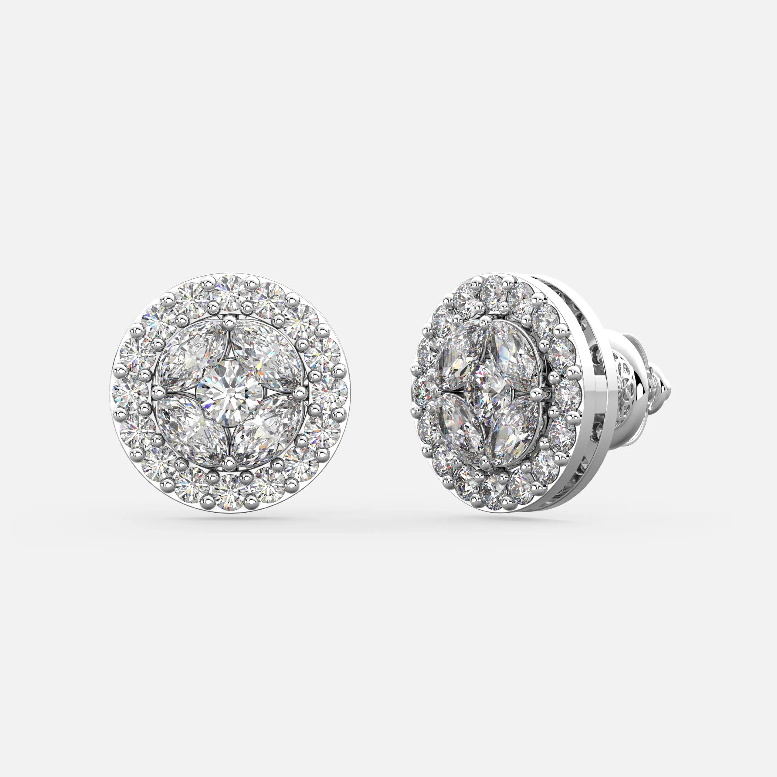 Celestial Bloom Diamond Earrings