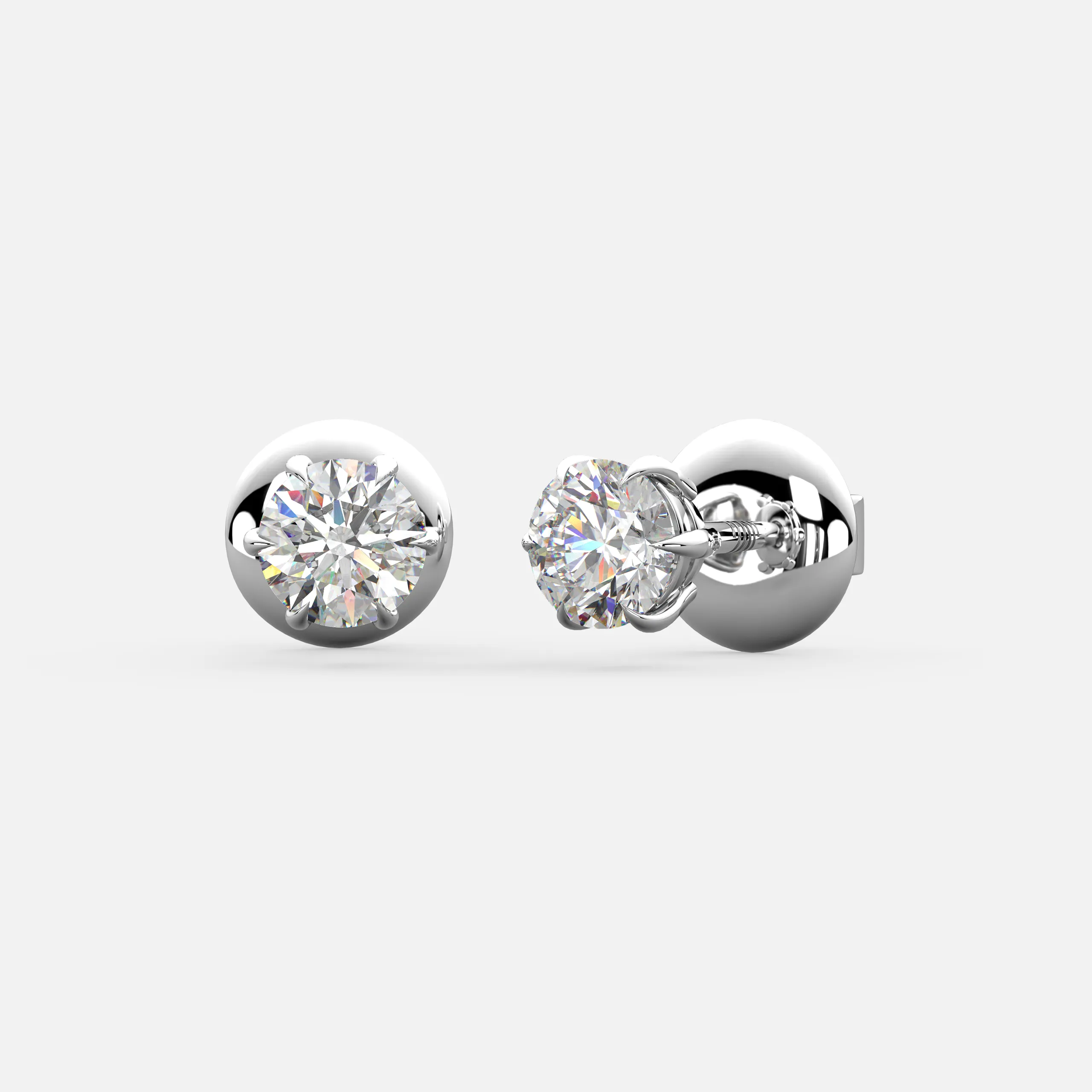 Eterna Round Earrings