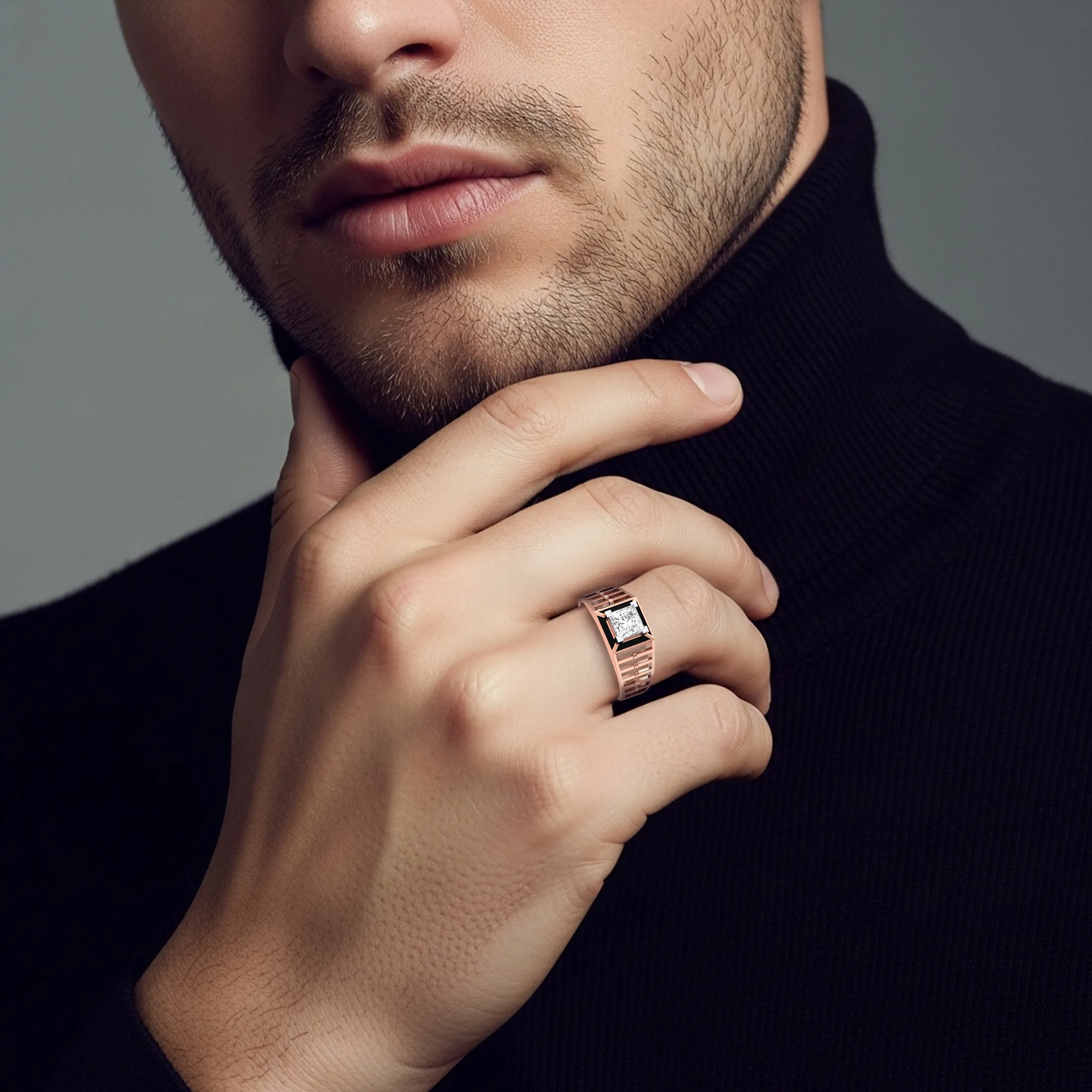 Empira Diamond Pillar Ring