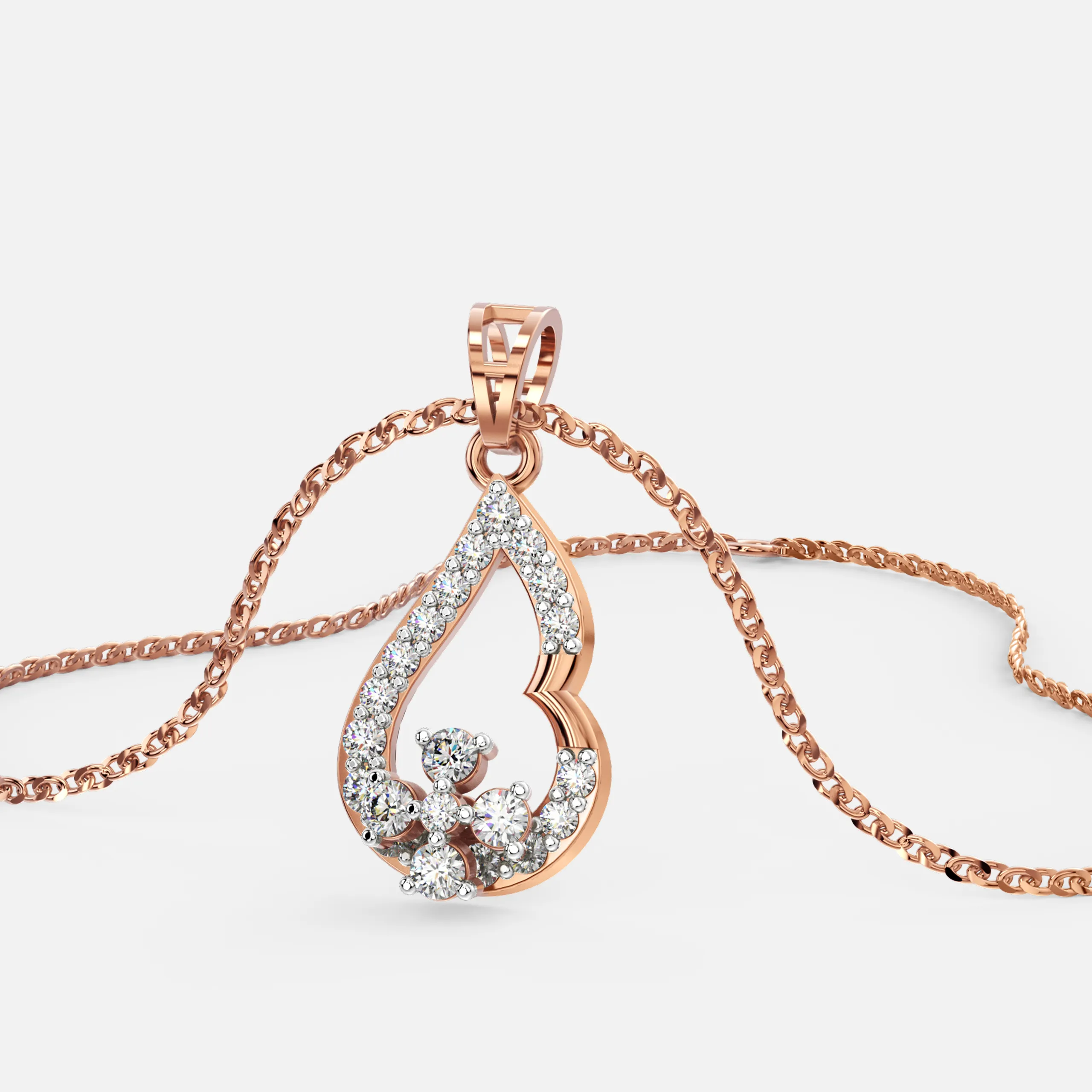 Tranquil Glow Diamond Pendant