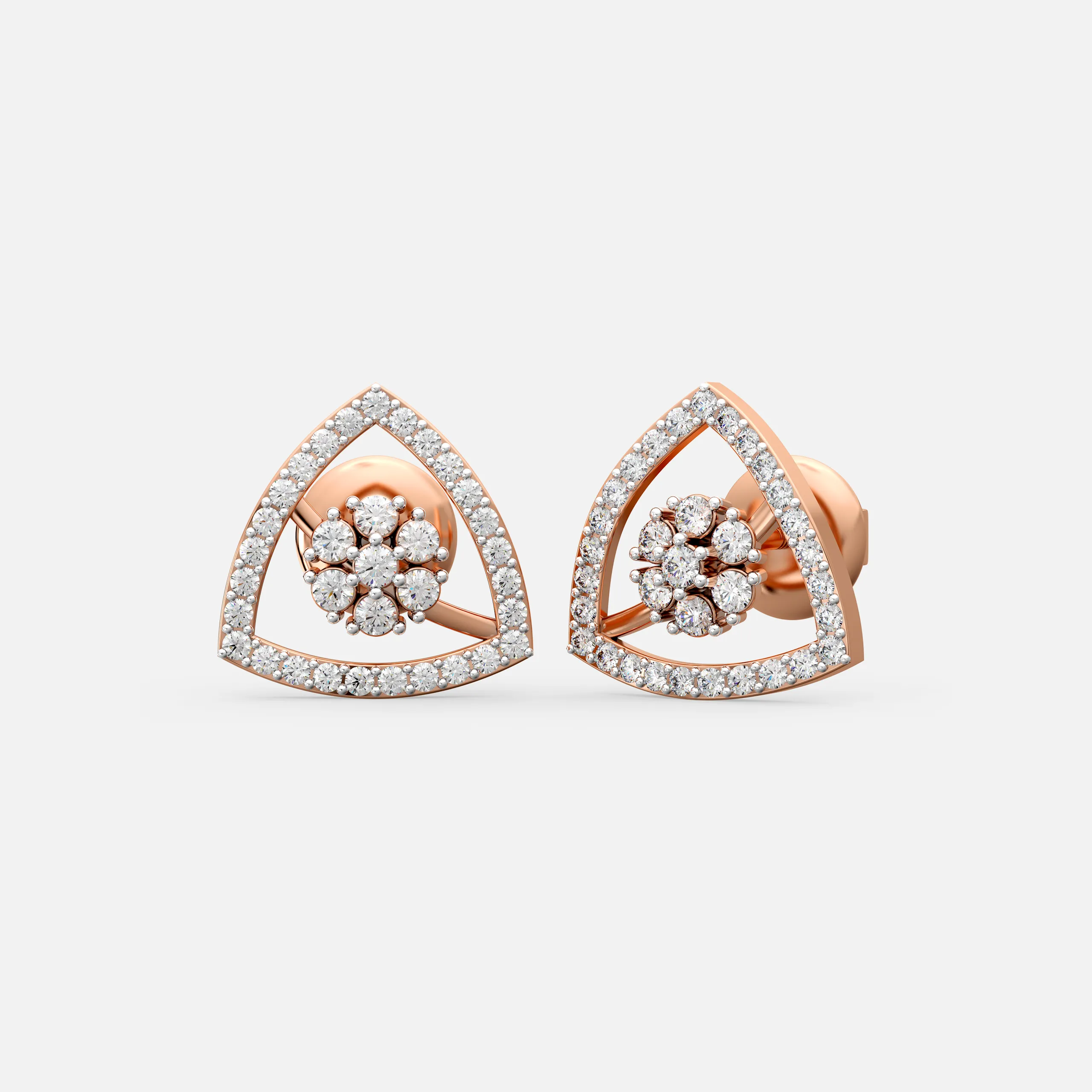 Diamond Bloom Frame Studs