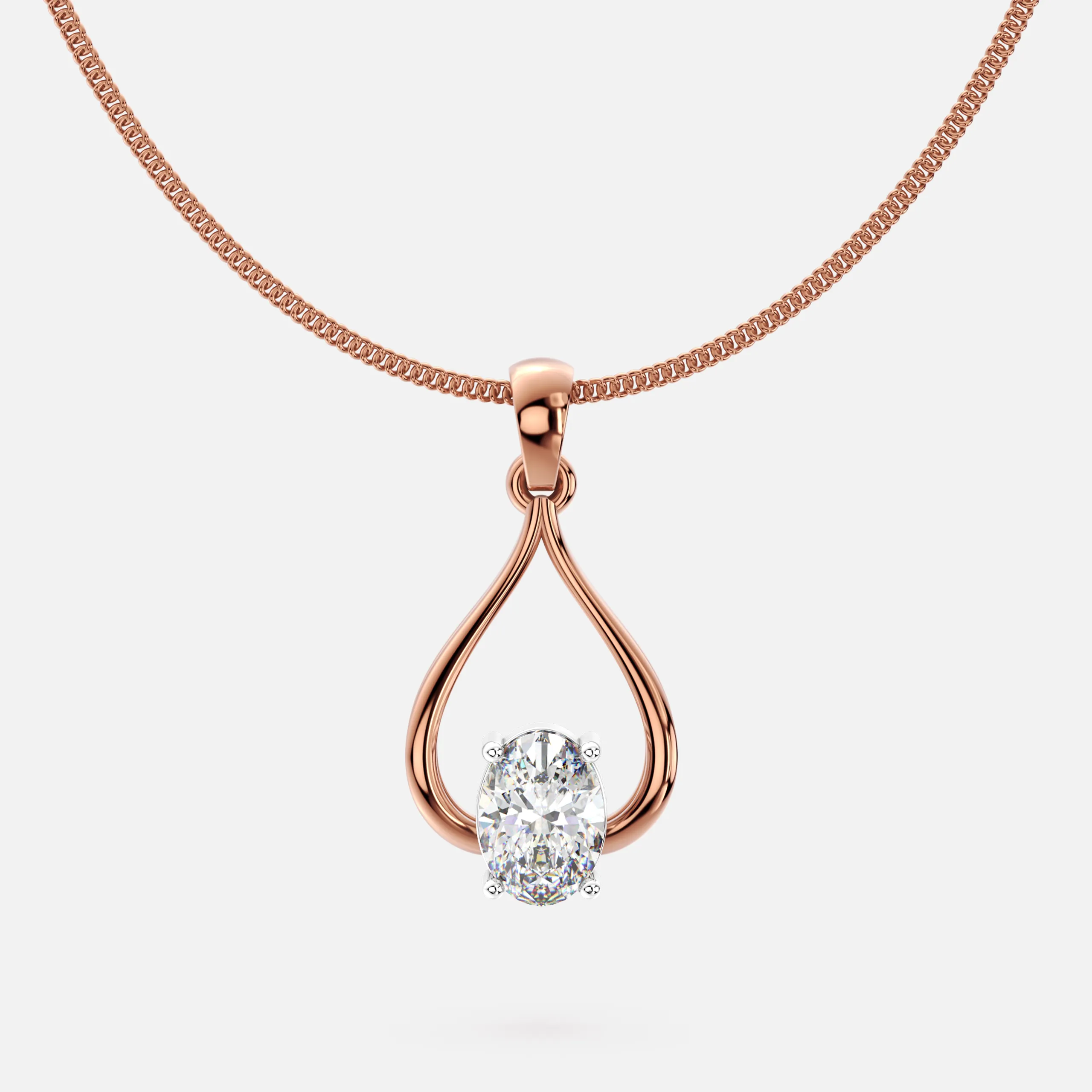 Grace Loop Diamond Pendant