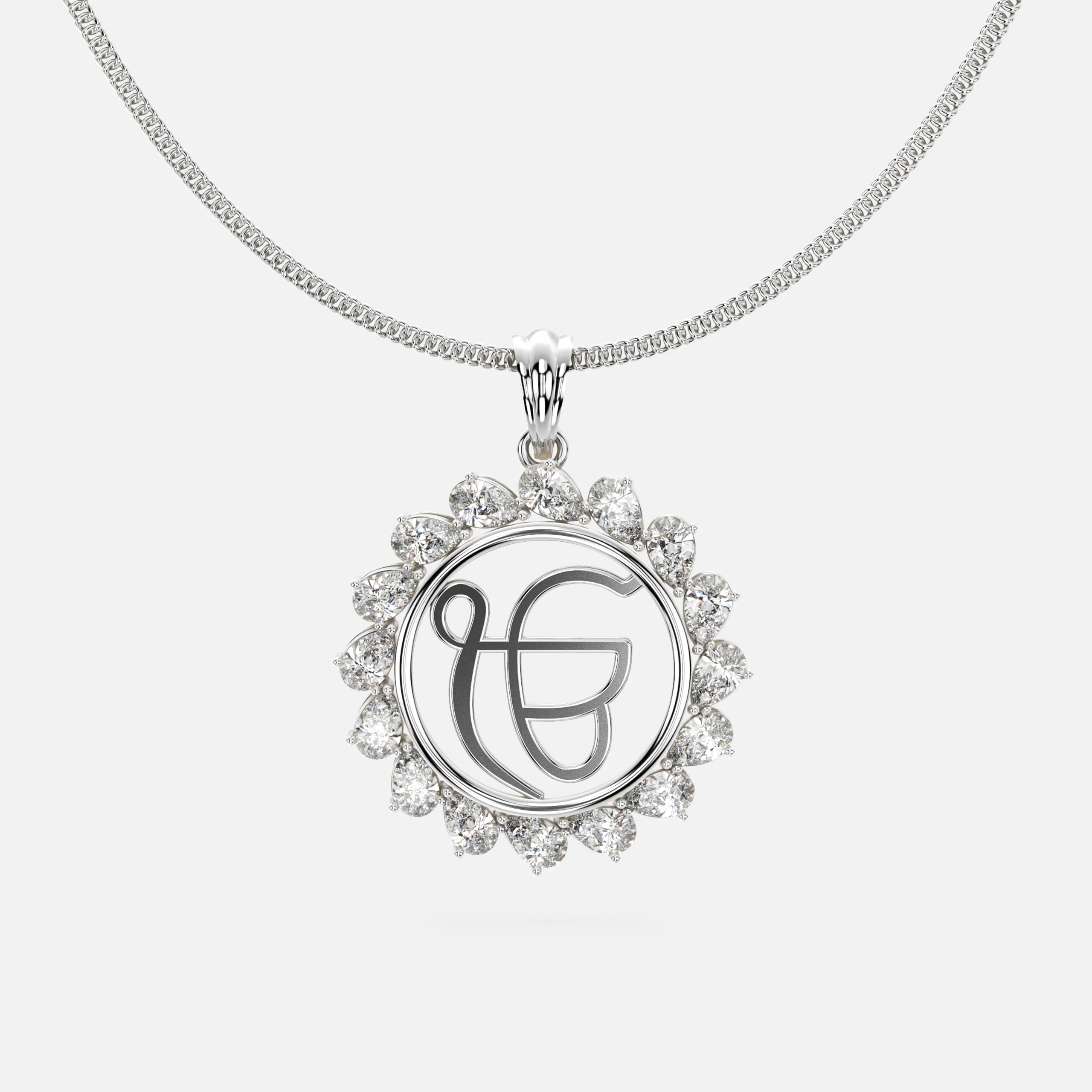 Divine Ek Onkar Diamond Pendant