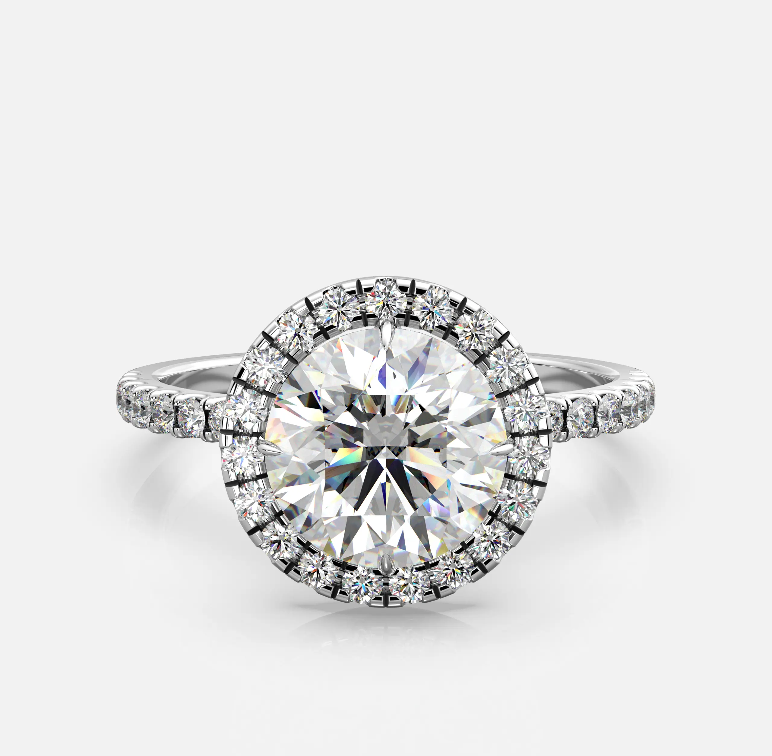 Halo Diamond Ring