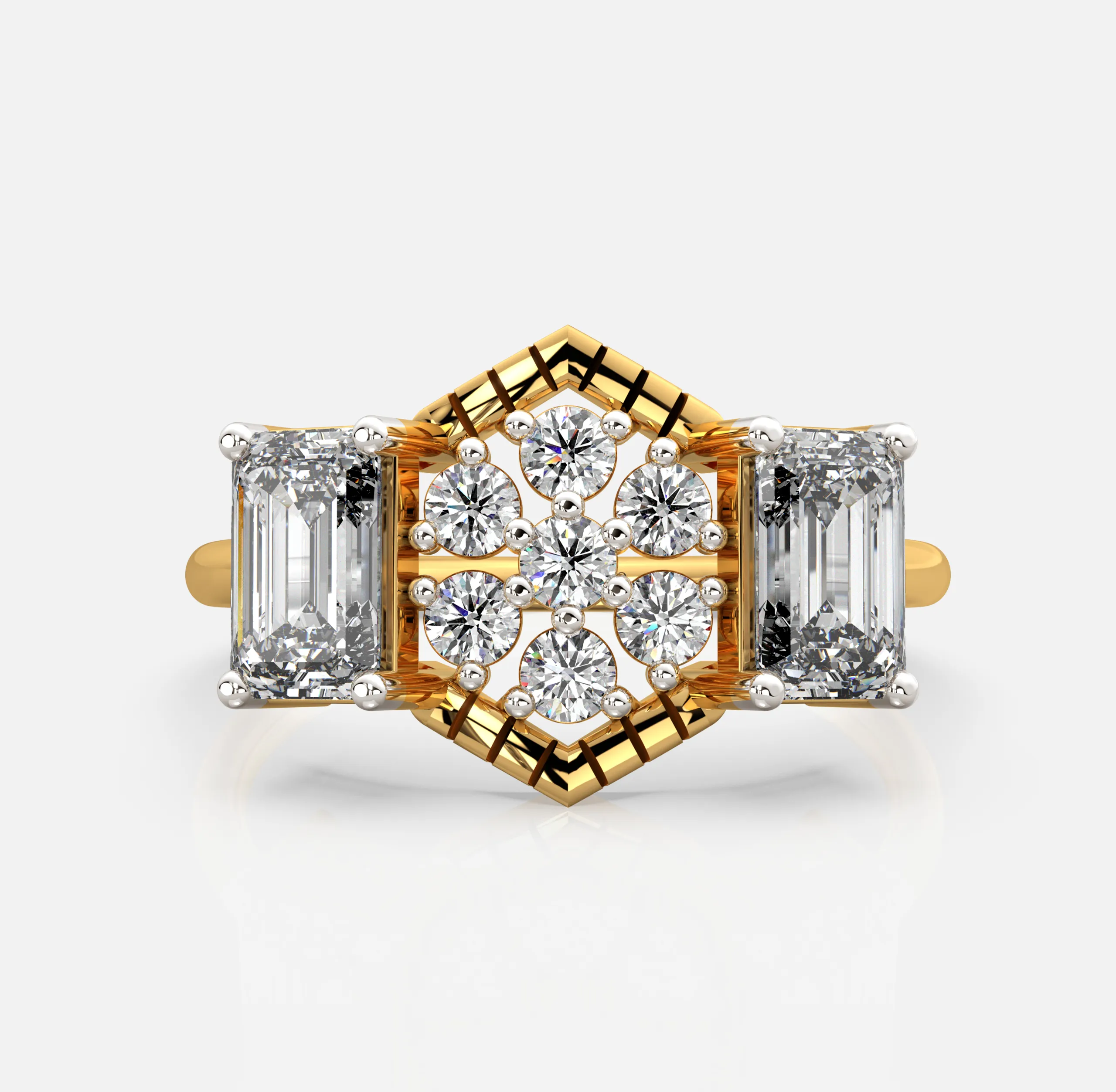 Cresta Bloom Diamond Ring