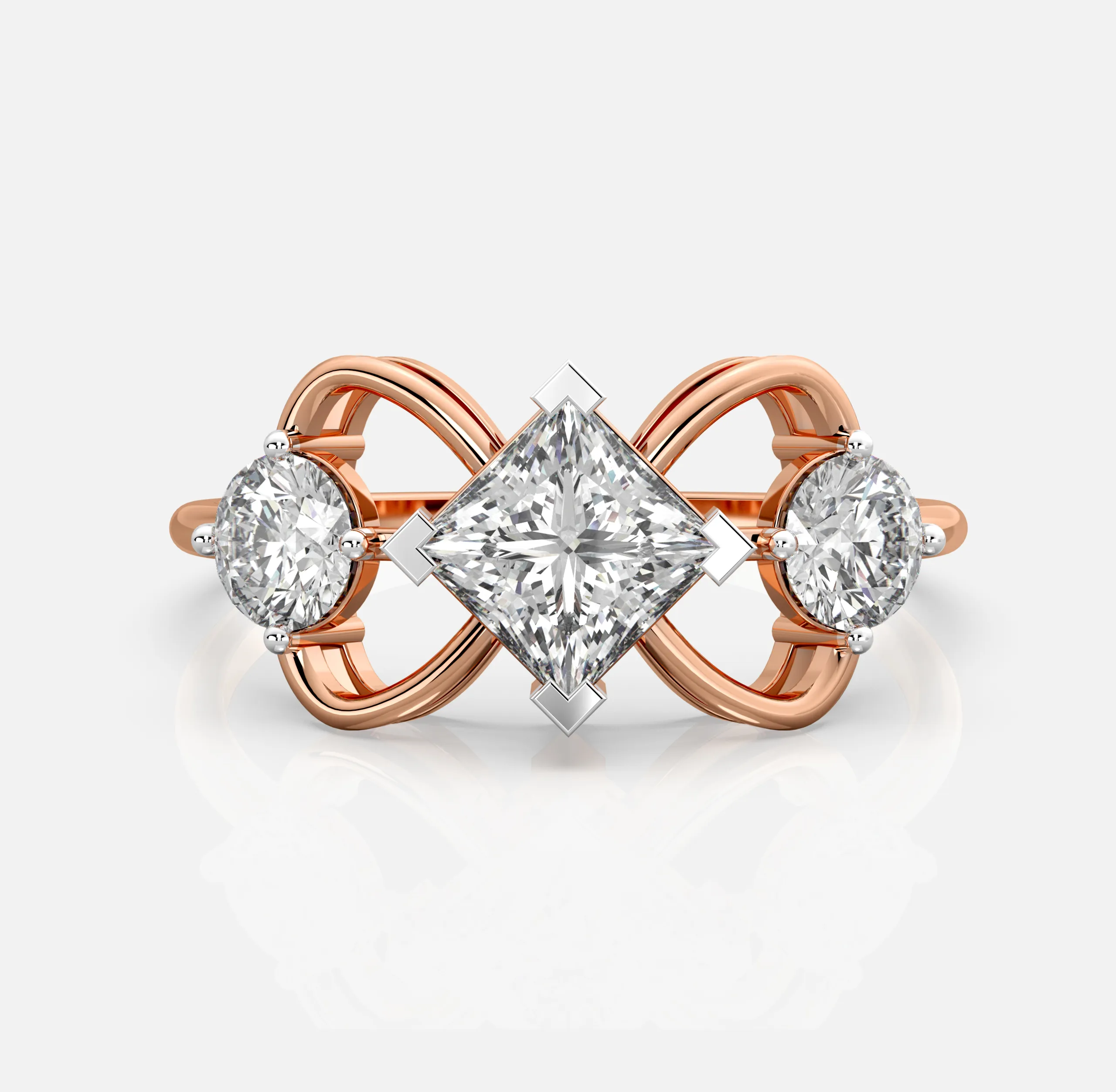 Infinity Kite Diamond Ring