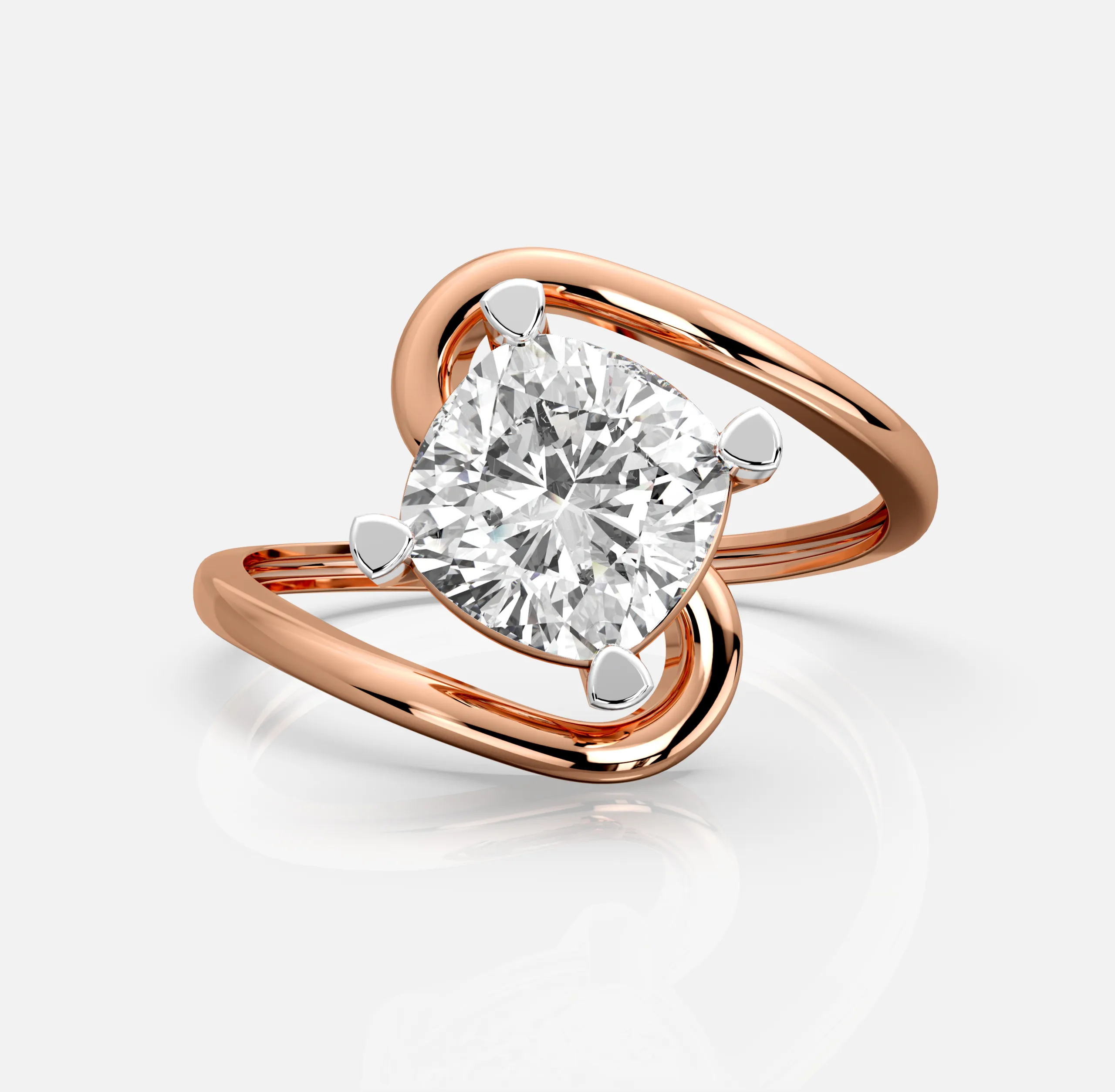 Lustre Cushion Ring