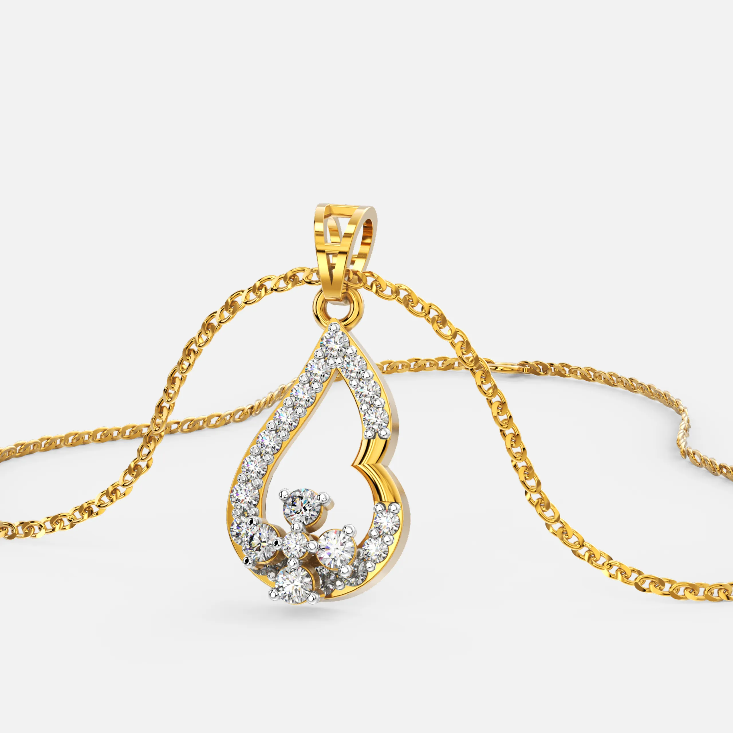Tranquil Glow Diamond Pendant
