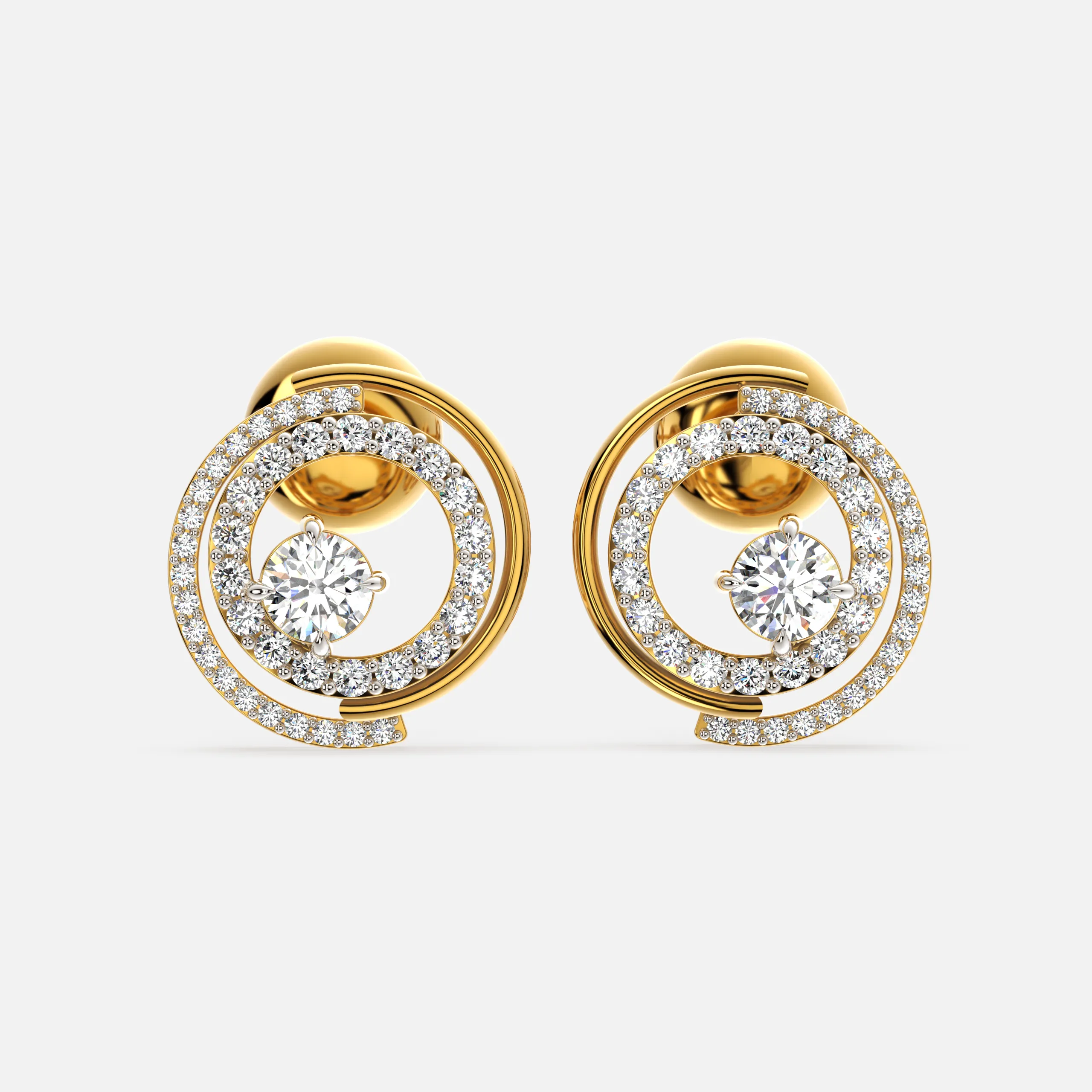 Celestial Orbit Diamond Earrings