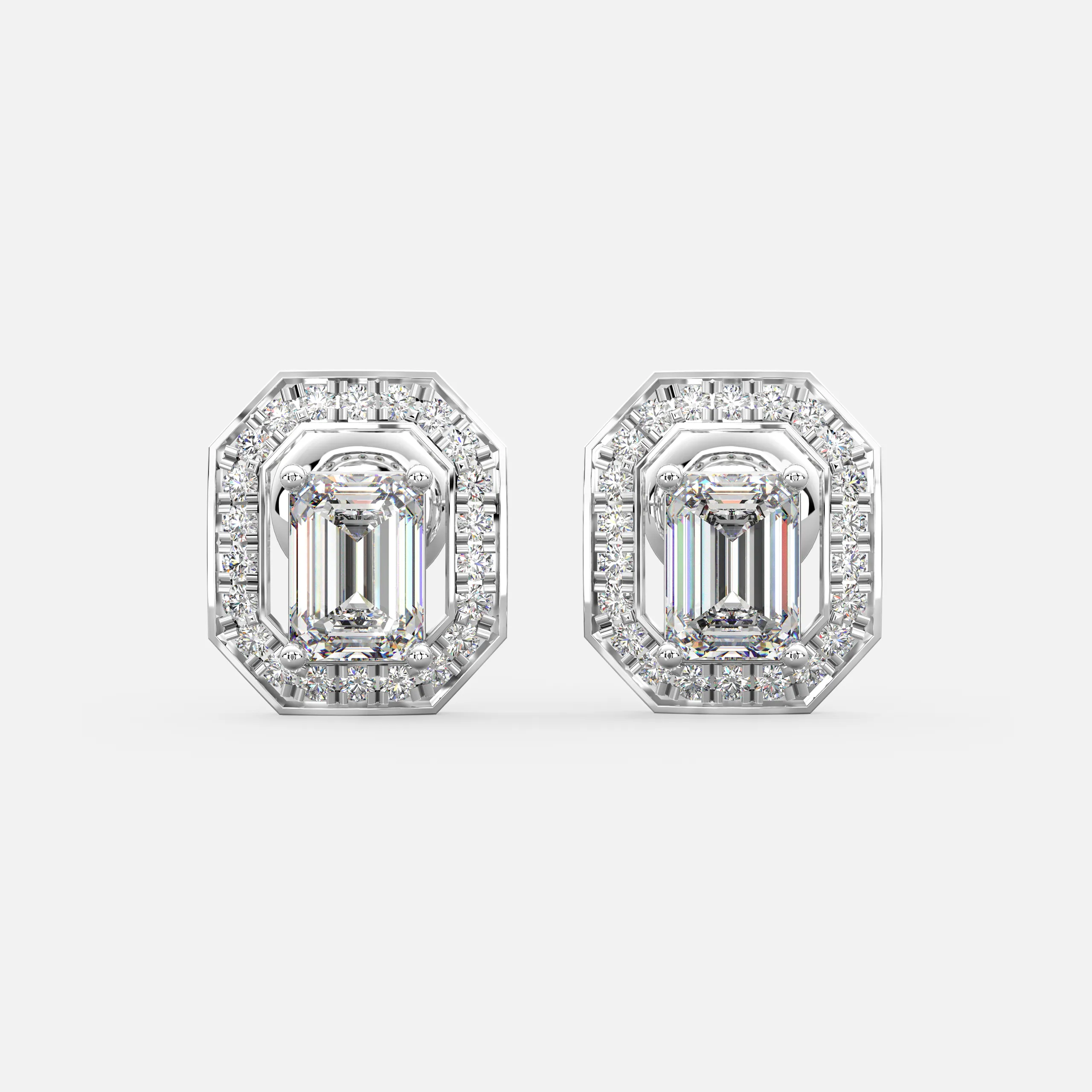 Imperial Frame Diamond Earrings