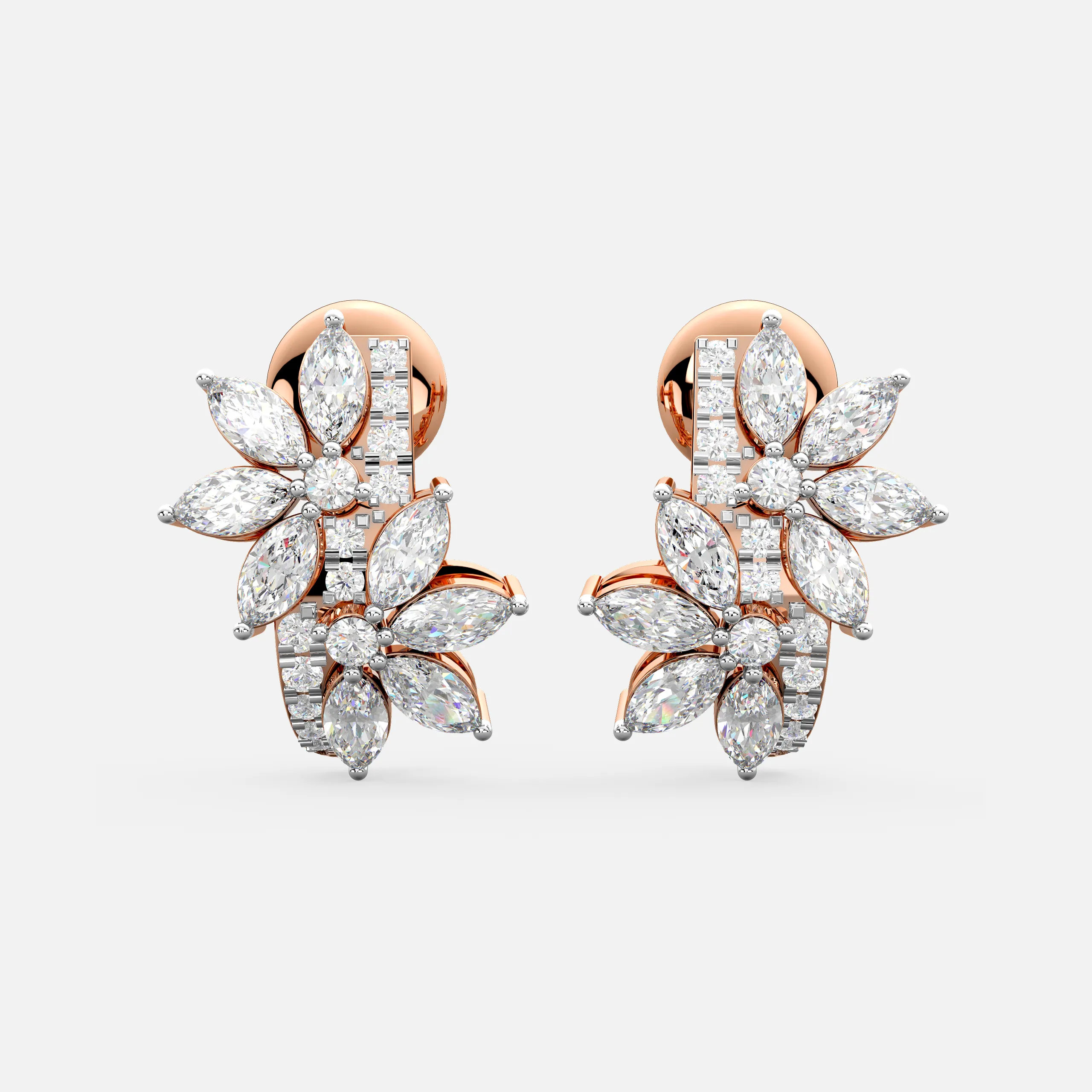 Sunburst Floral Earrings