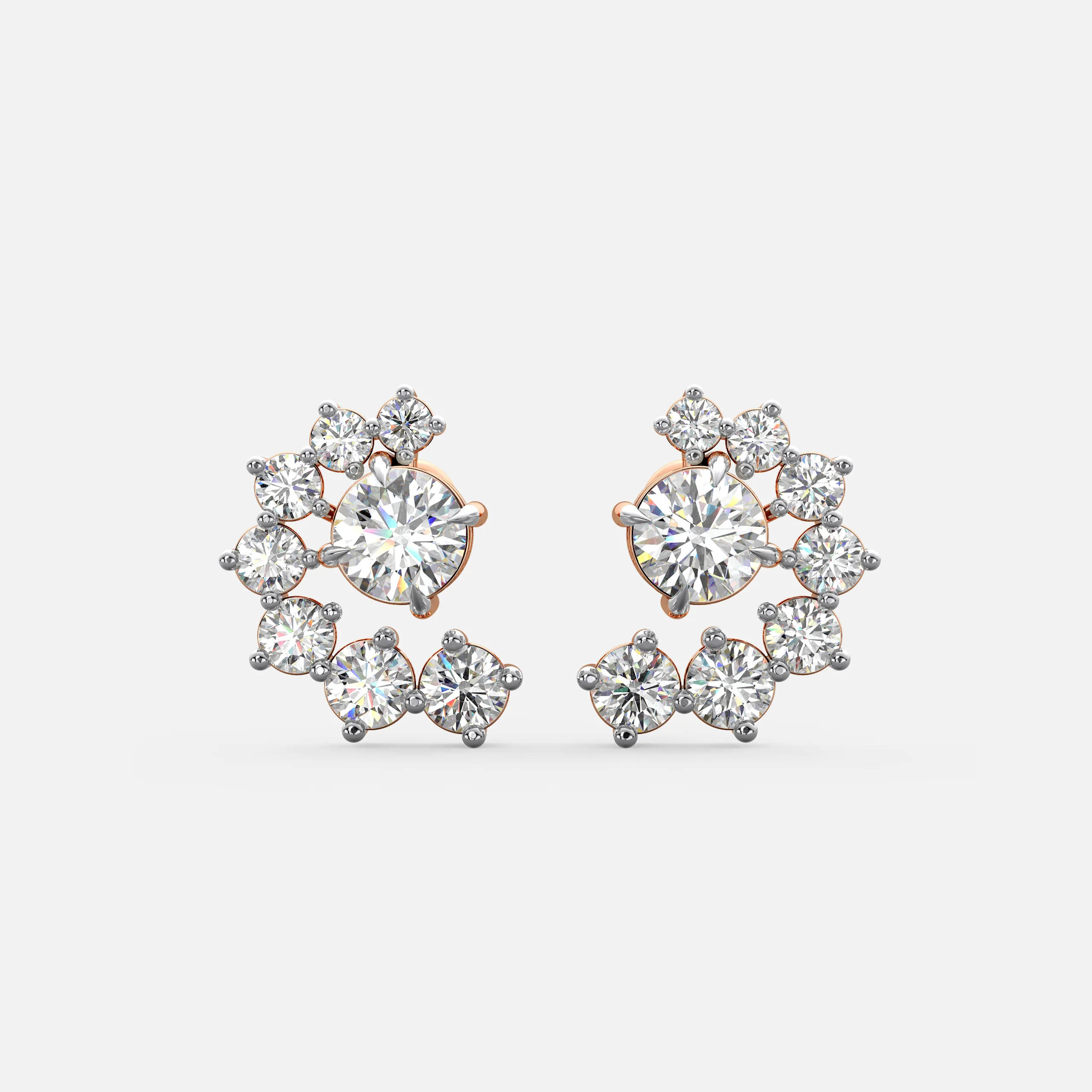 Diamond Starburst Earrings