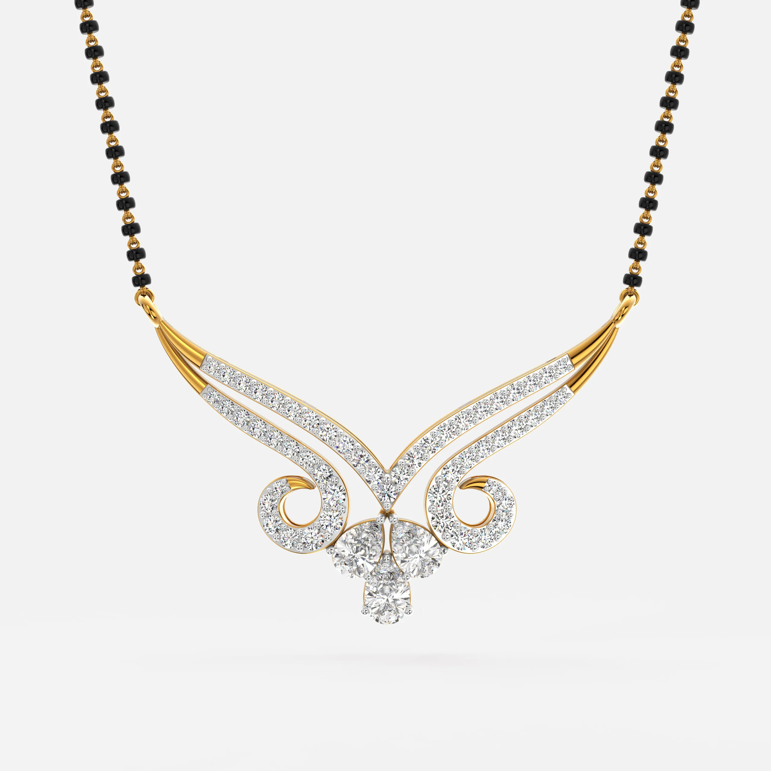 Swirl Aura Mangalsutra