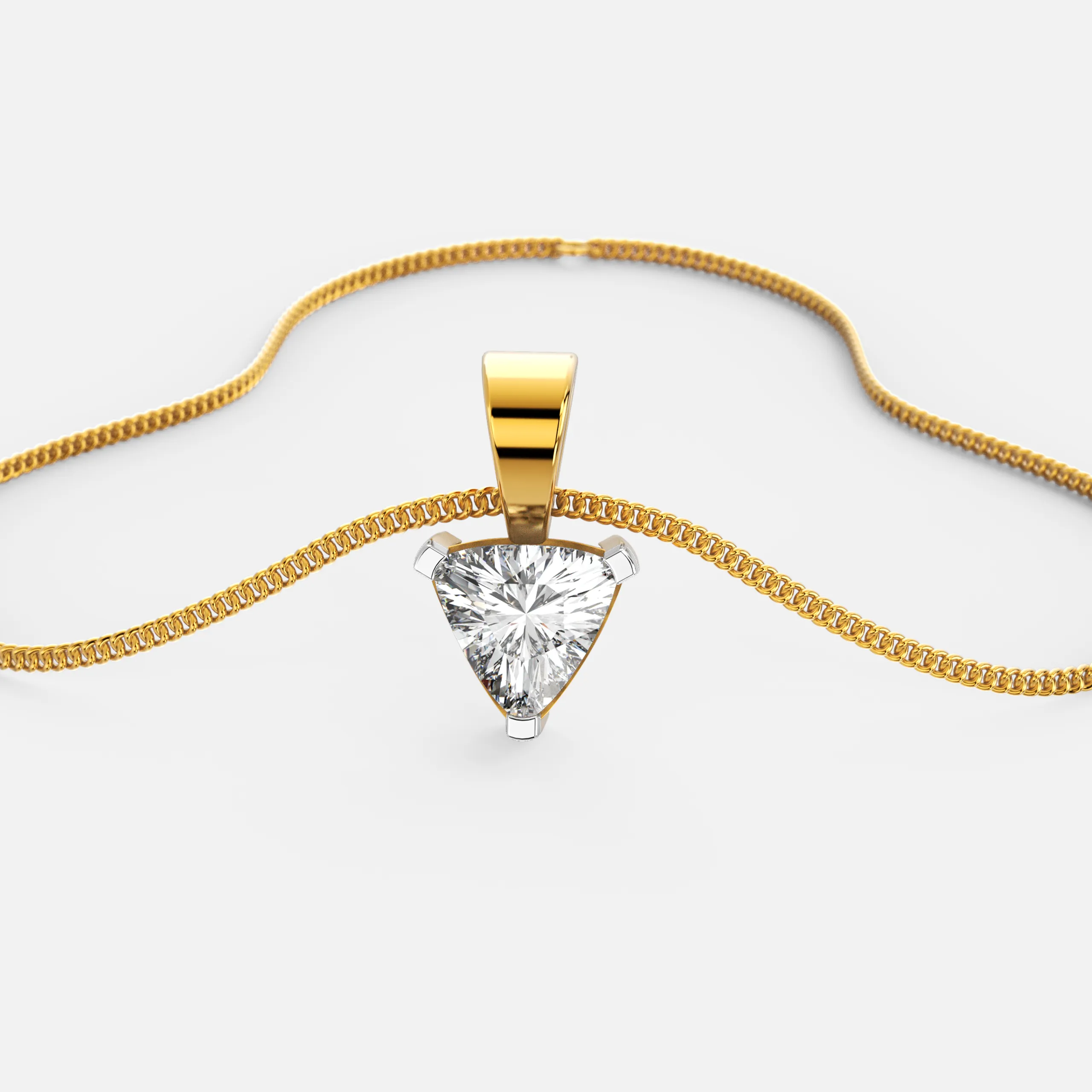 Luxe Trillion Pendant