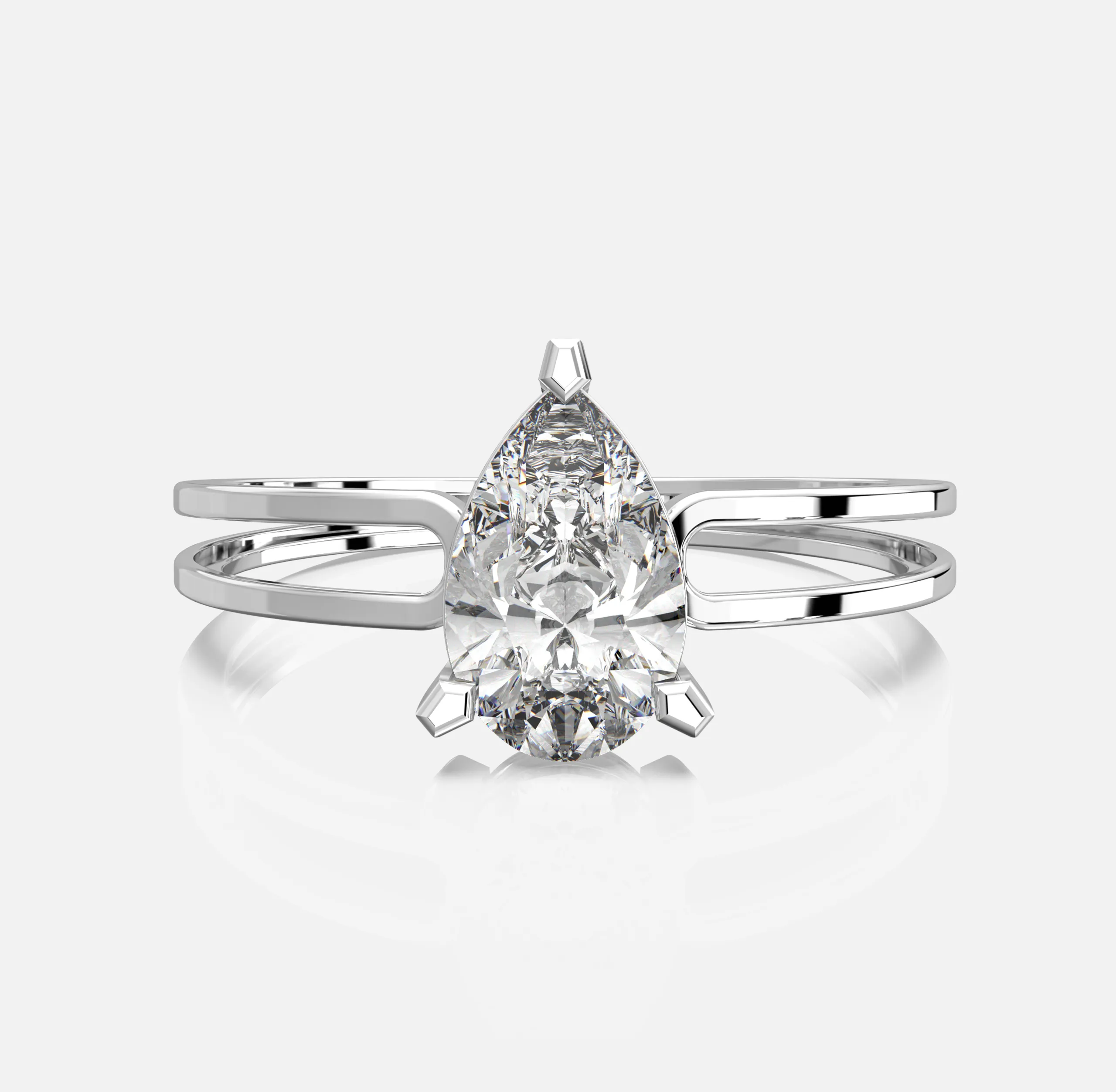 Luna Teardrop Ring
