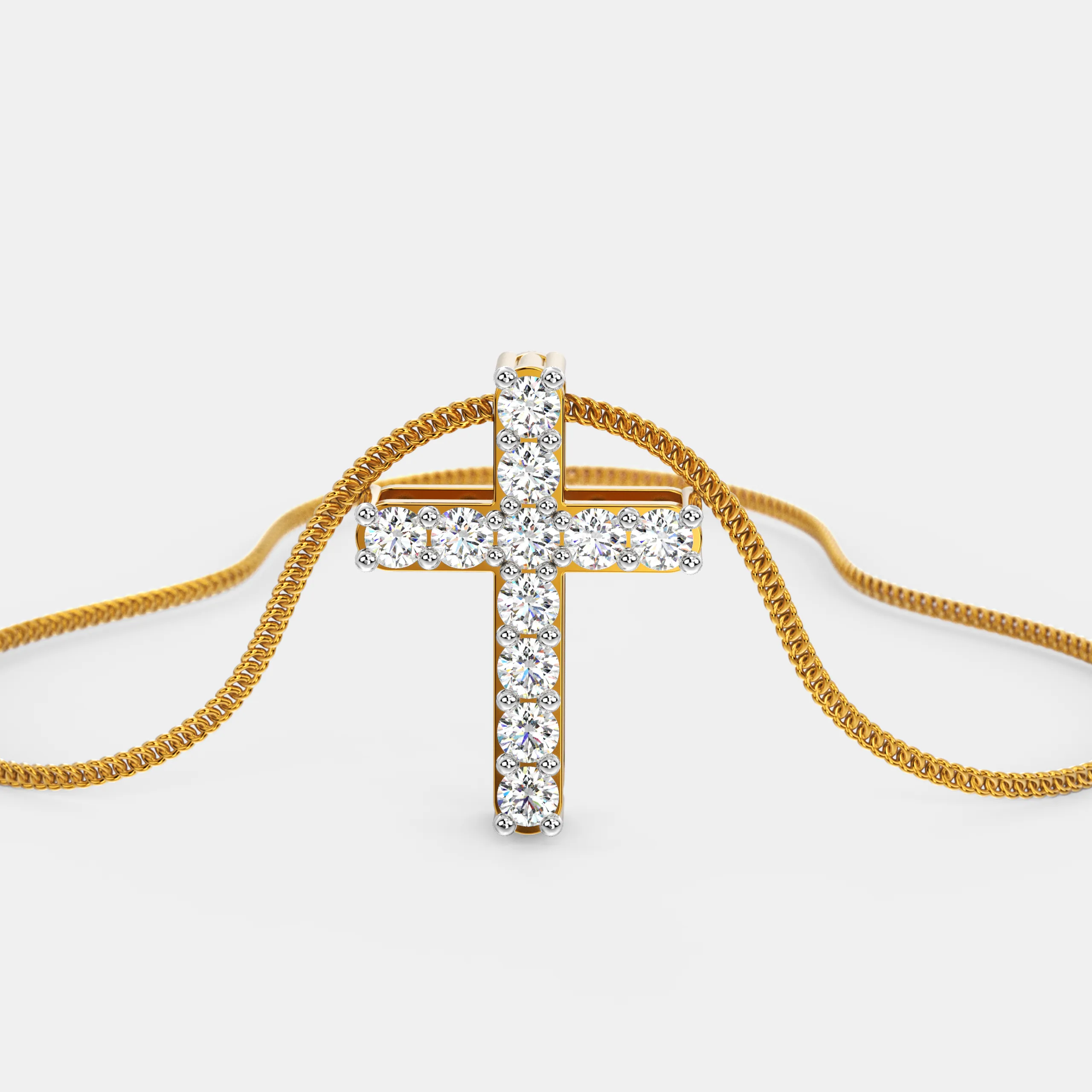Eternal Diamond Cross Pendant
