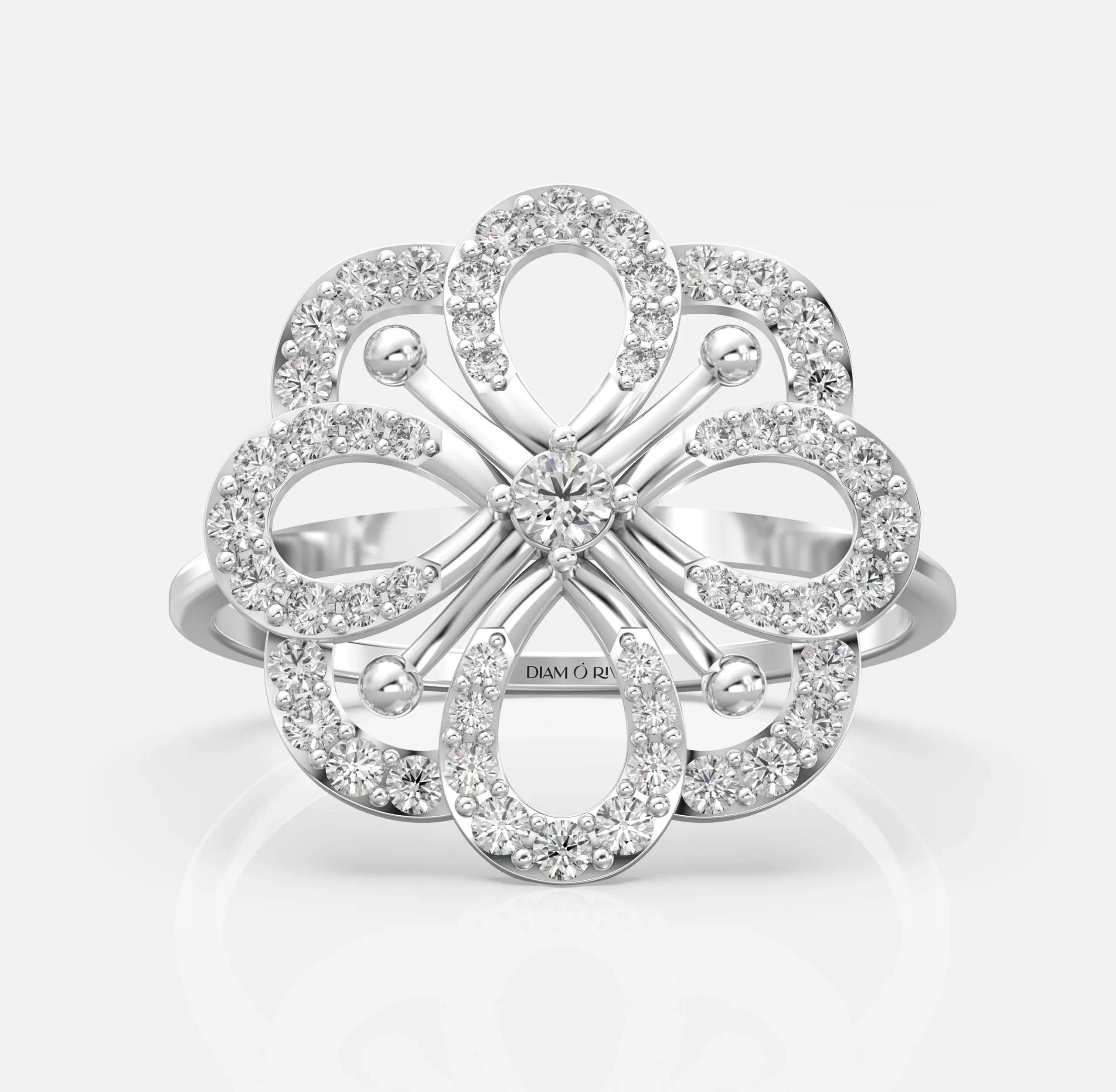 Flora Loop Diamond Ring