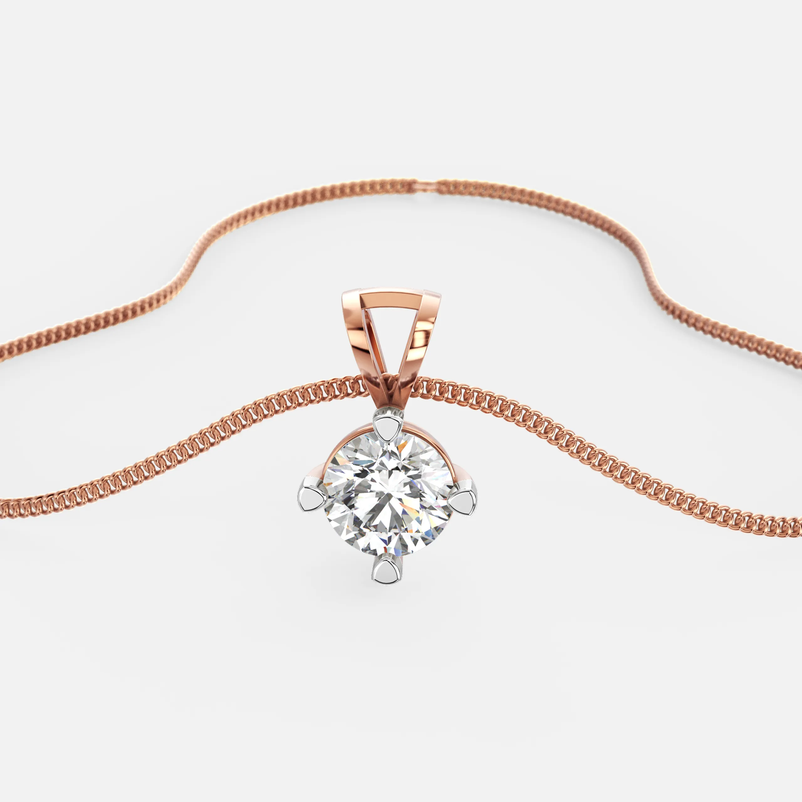 Luna Solitaire Pendant