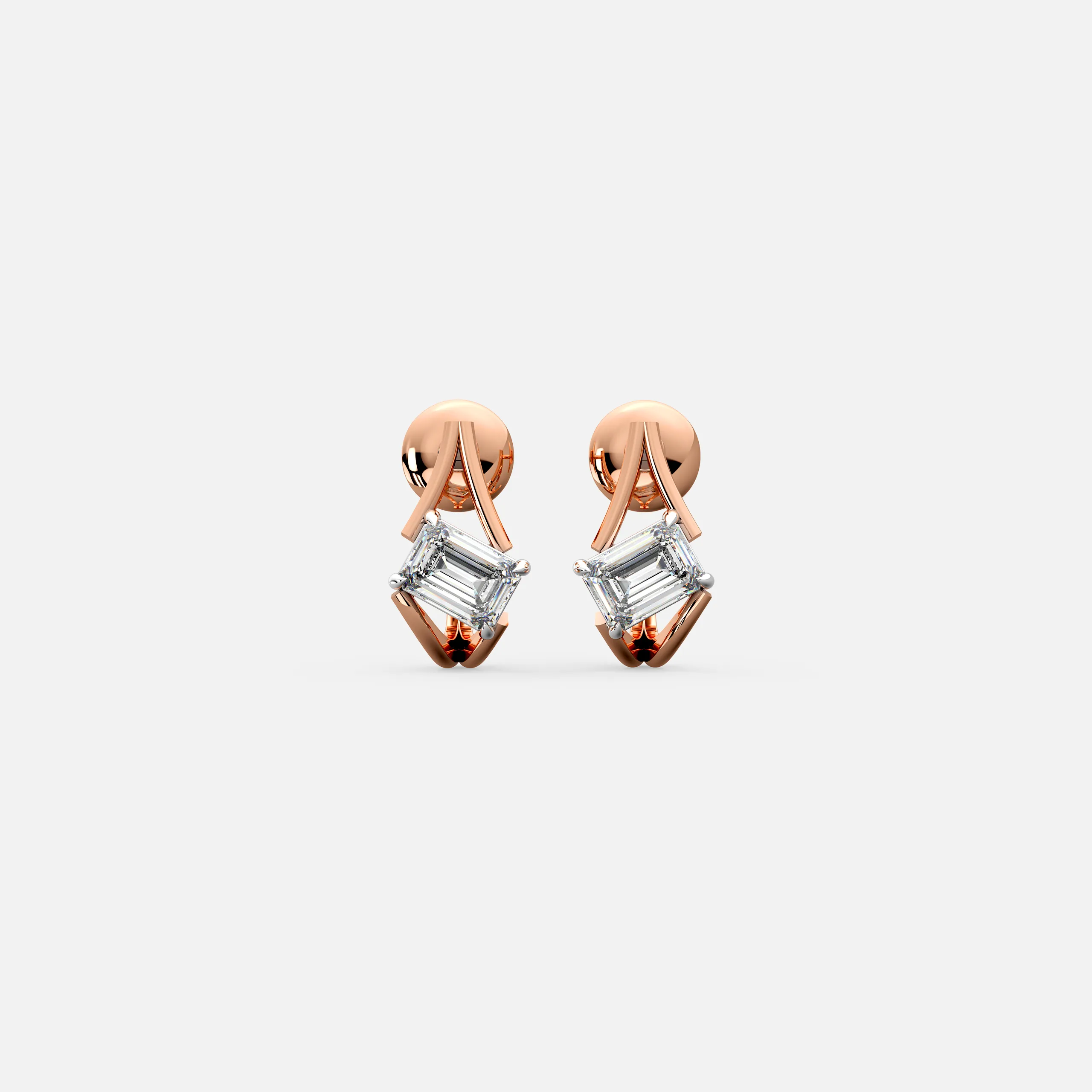 Radiant Edge Diamond Studs