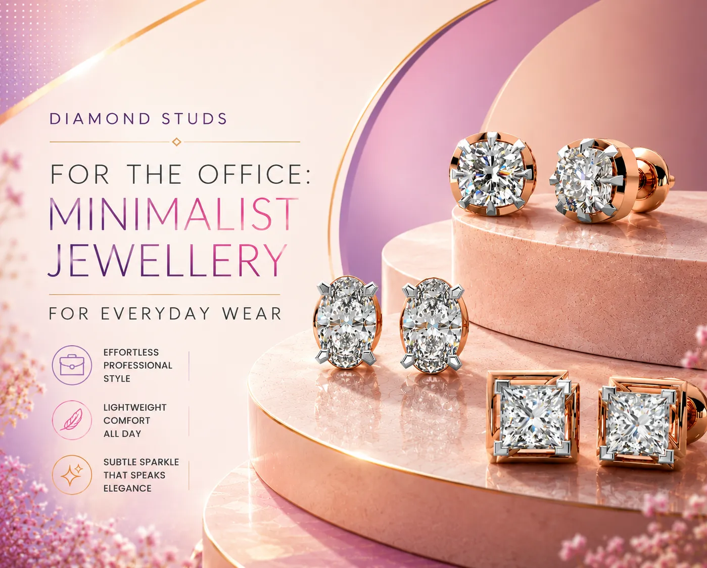 DIAMOND STUDS FOR THE OFFICE: MINIMALIST JEWELLERY FOR EVERYDAY WEAR
