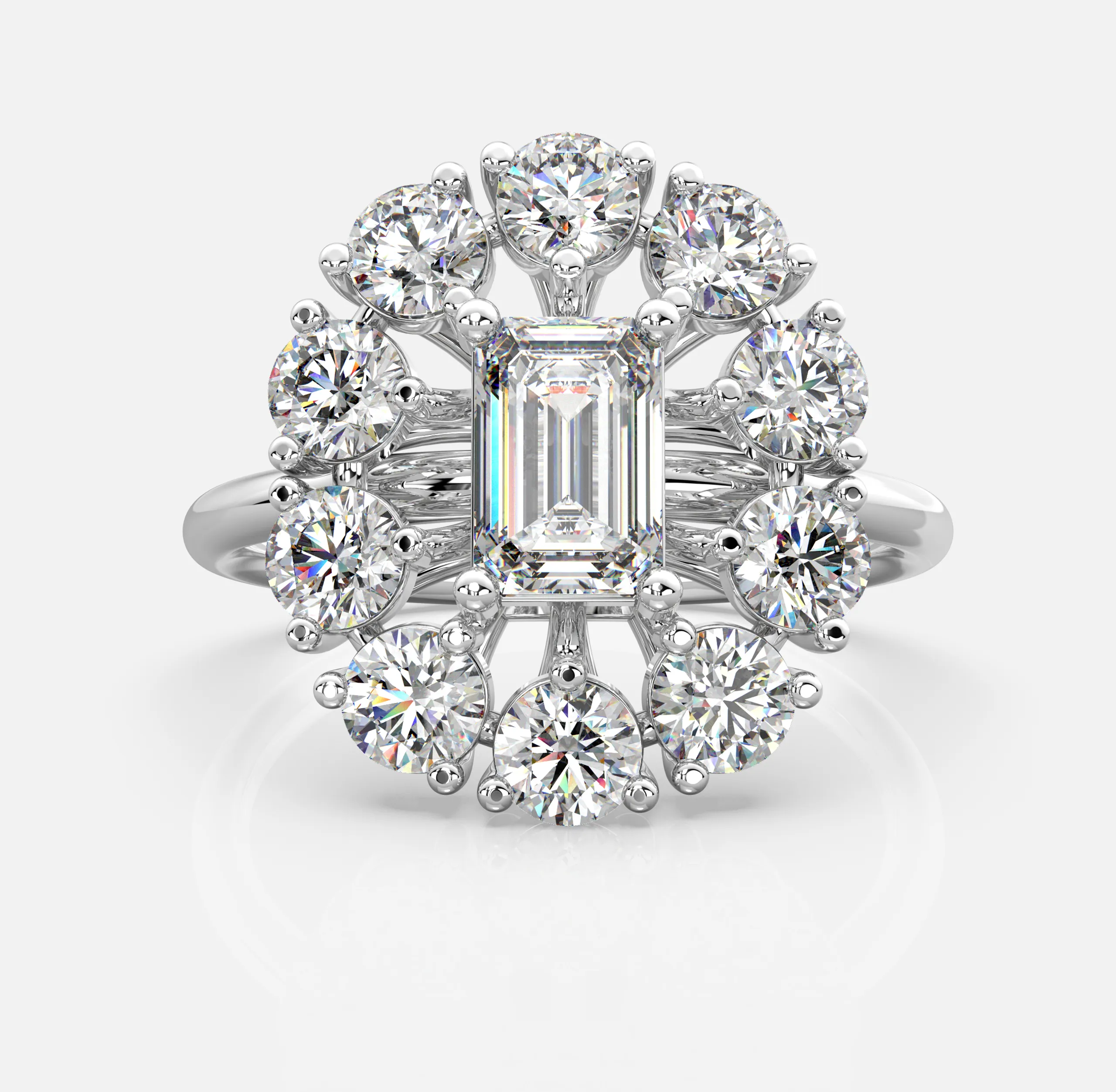Eterna Bloom Diamond Ring