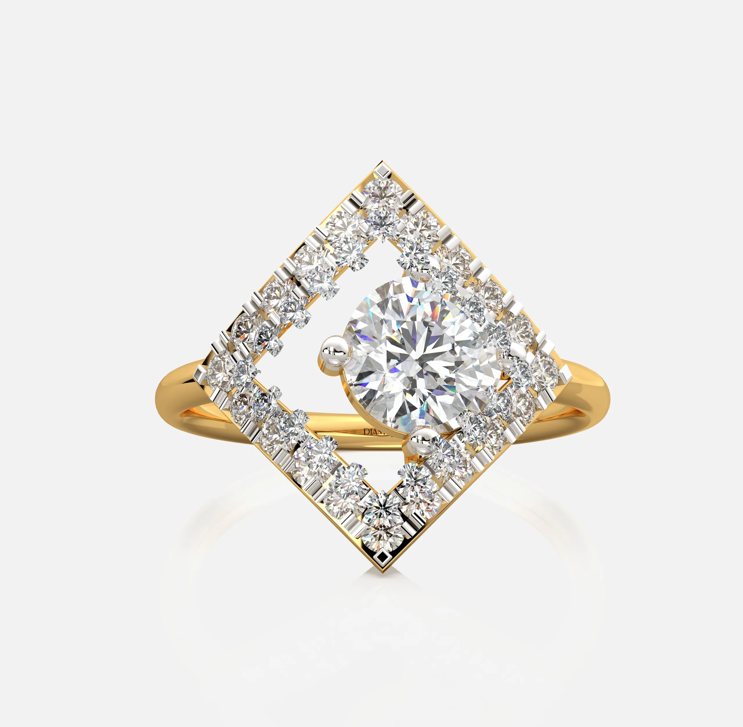 Celeste Frame Diamond Ring