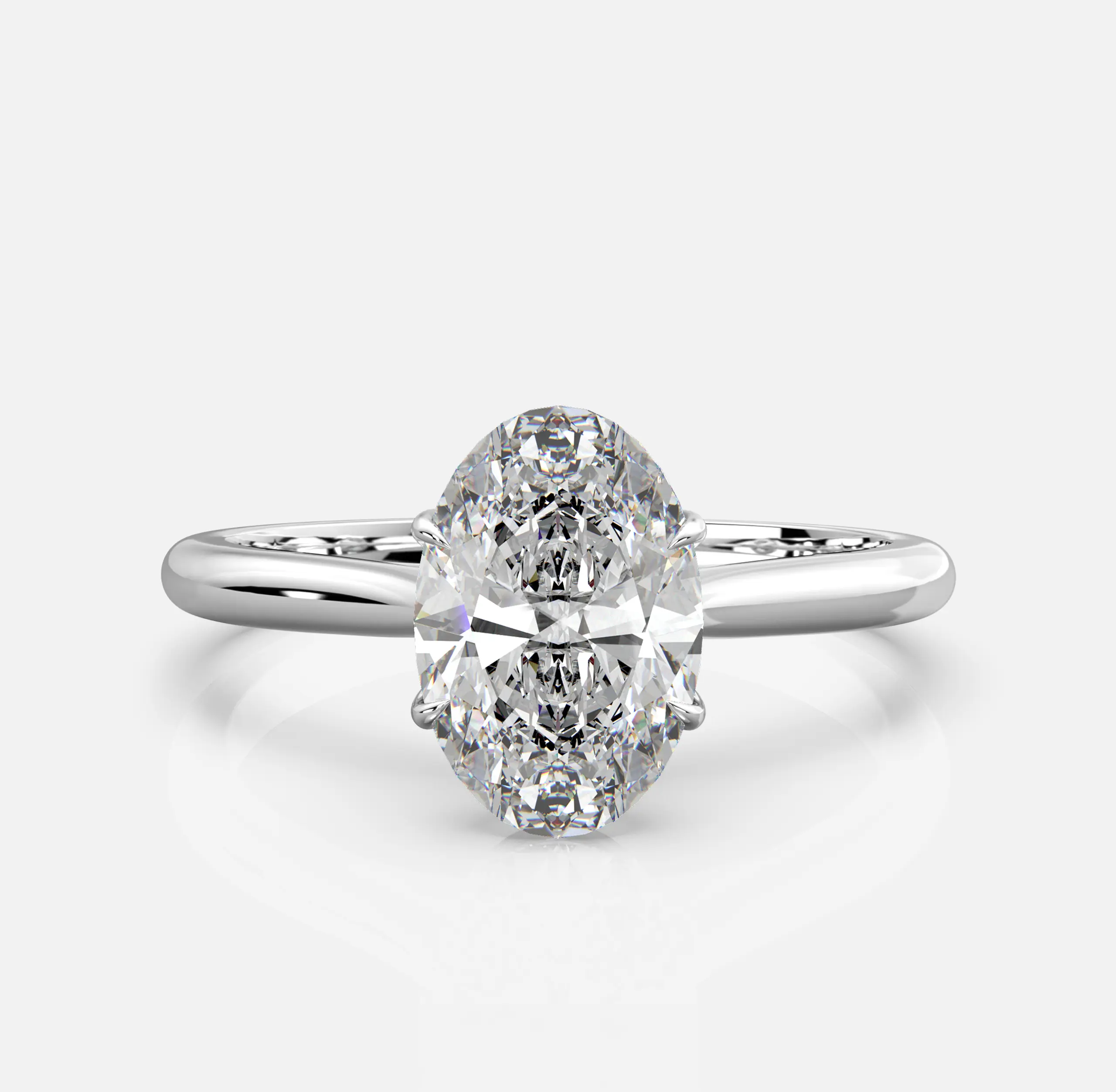 Radiance Oval Diamond Ring