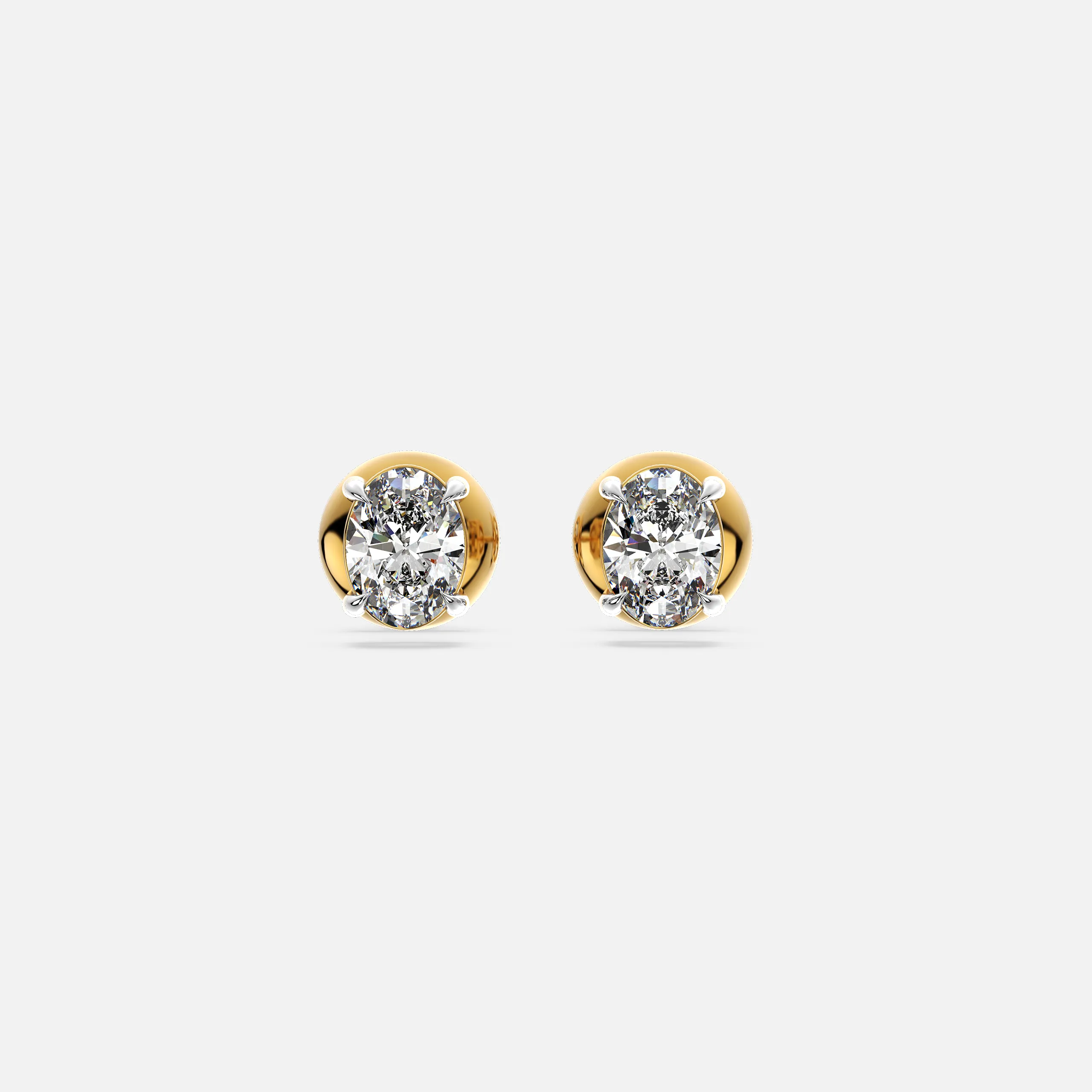 Eterna Oval Earrings