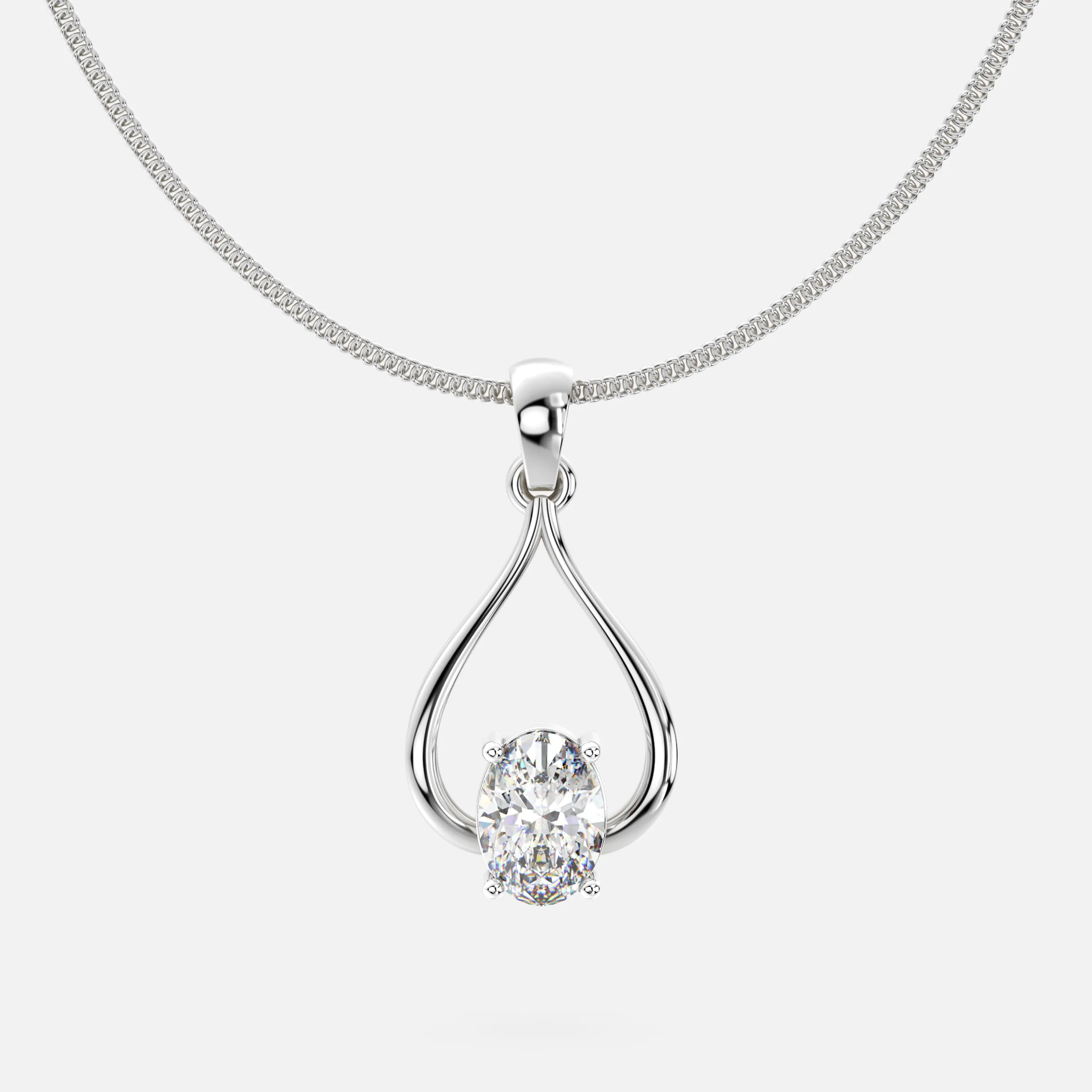 Grace Loop Diamond Pendant