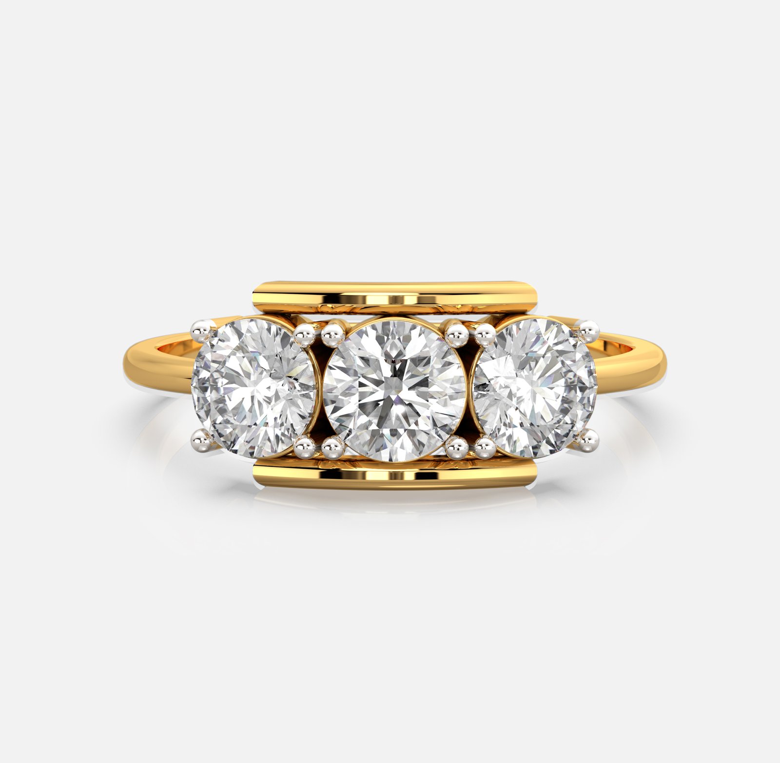 Timeless Trio Diamond Ring