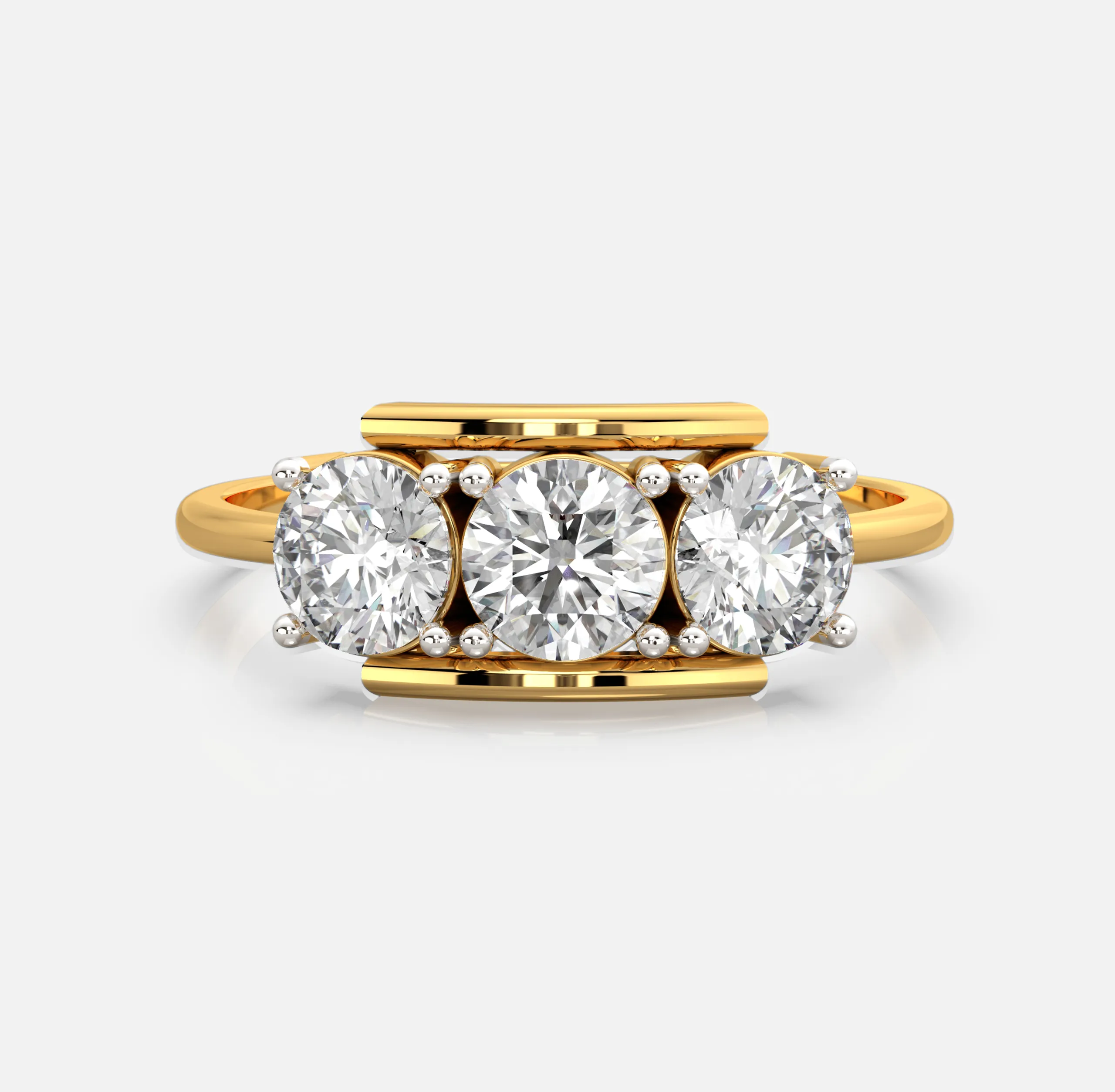 Timeless Trio Diamond Ring