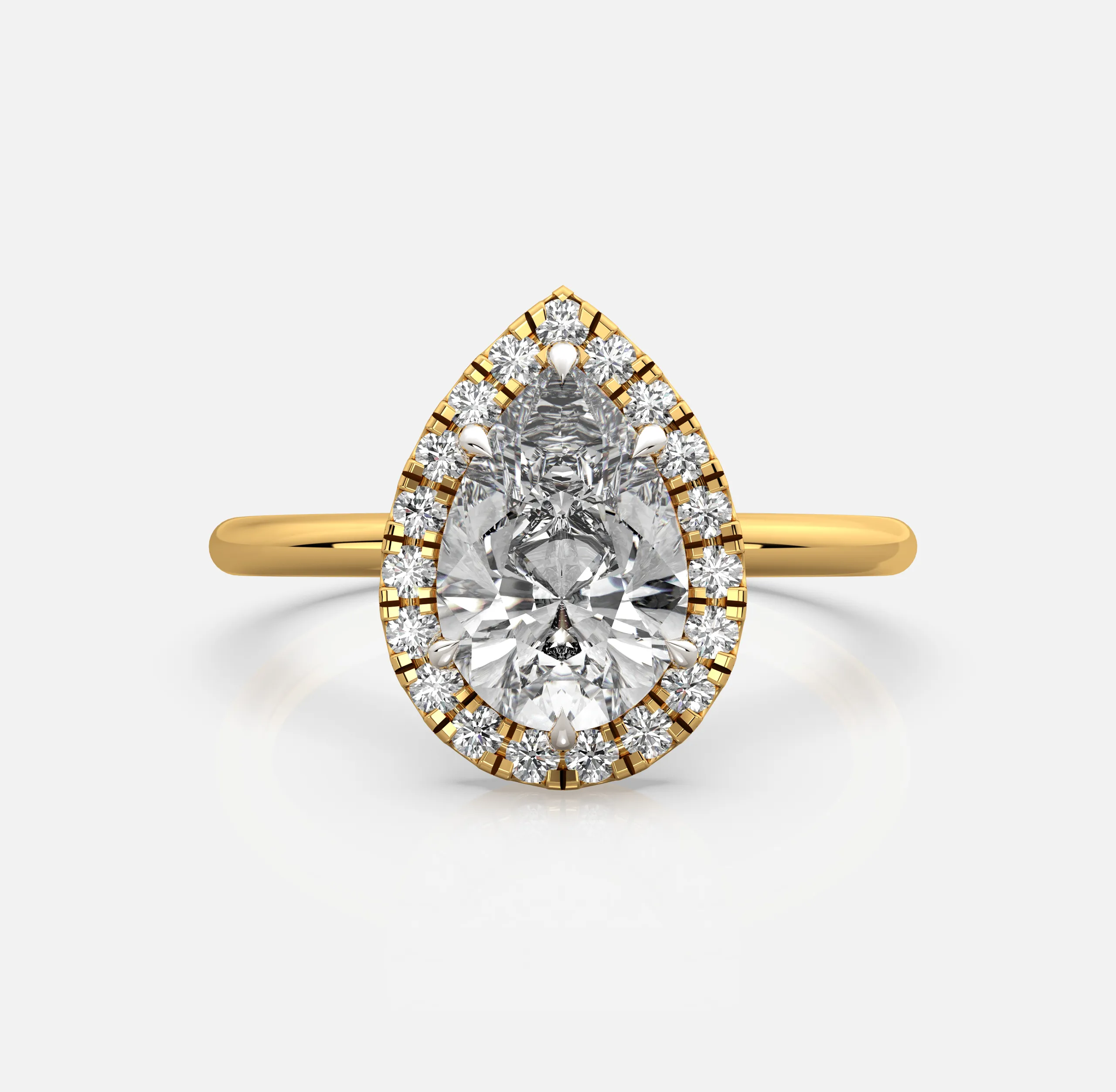 Astria Pear Ring