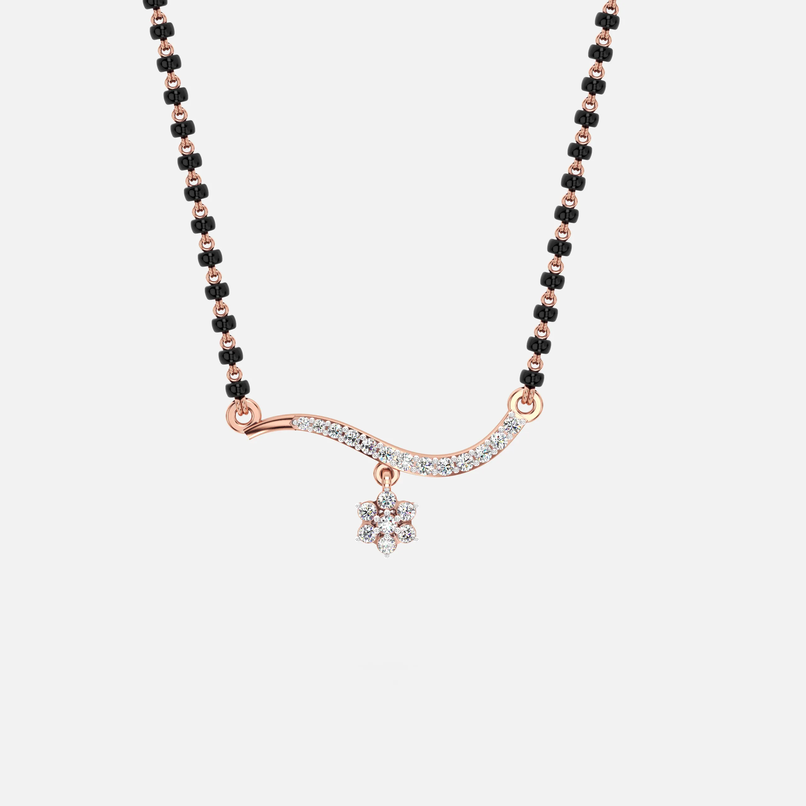 Floral Wave Mangalsutra