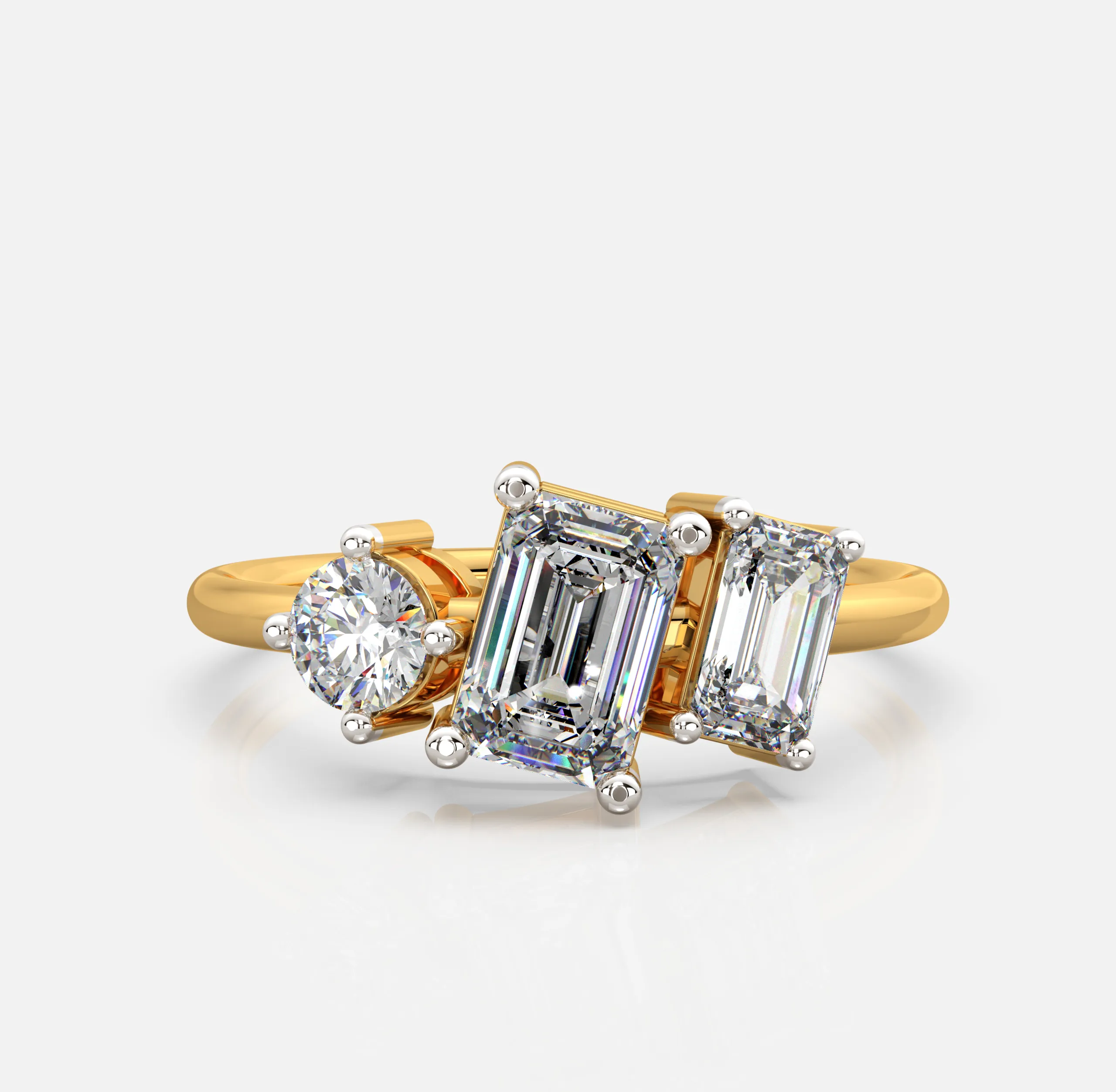 Trinity Glow Diamond Ring