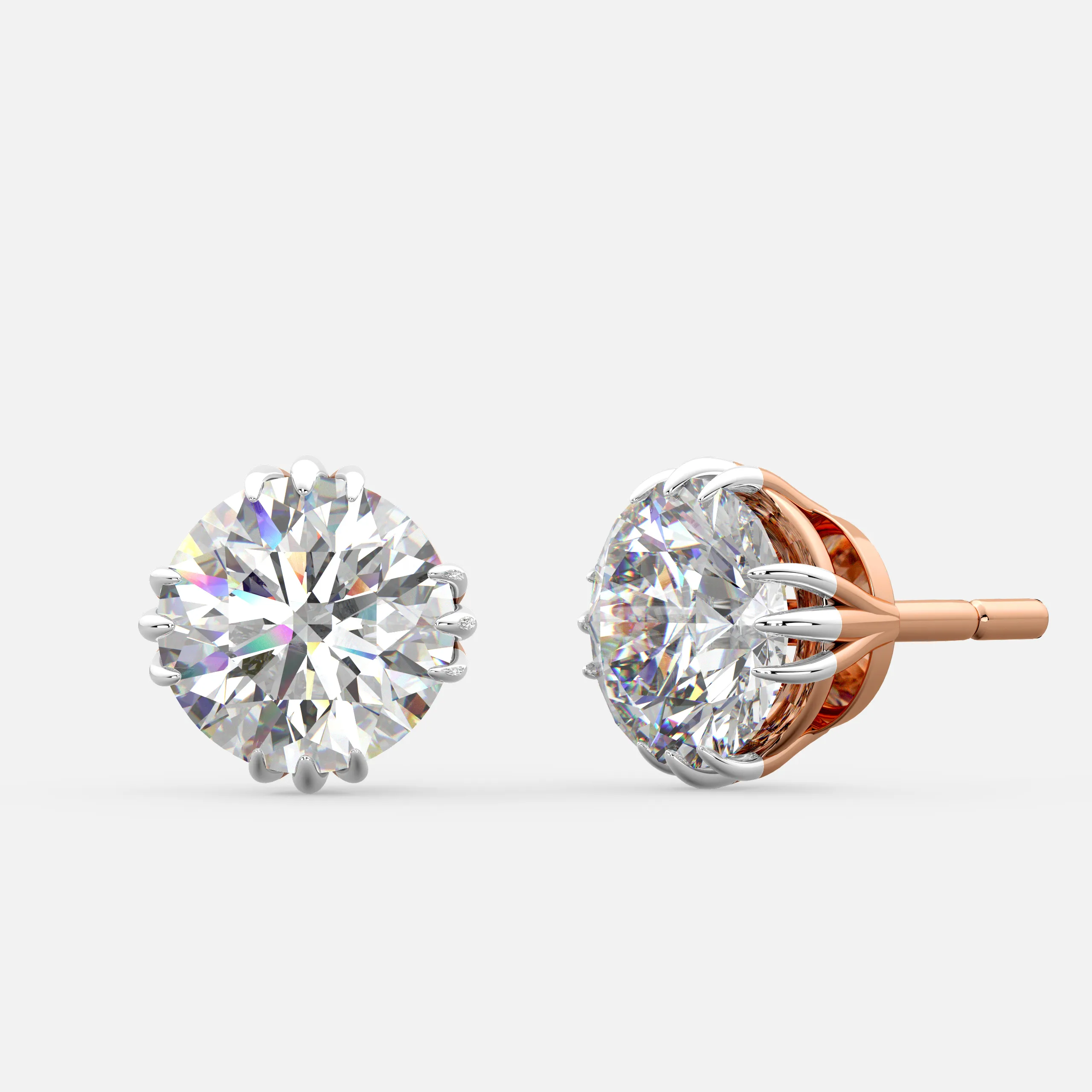 Solitaire Glow Studs