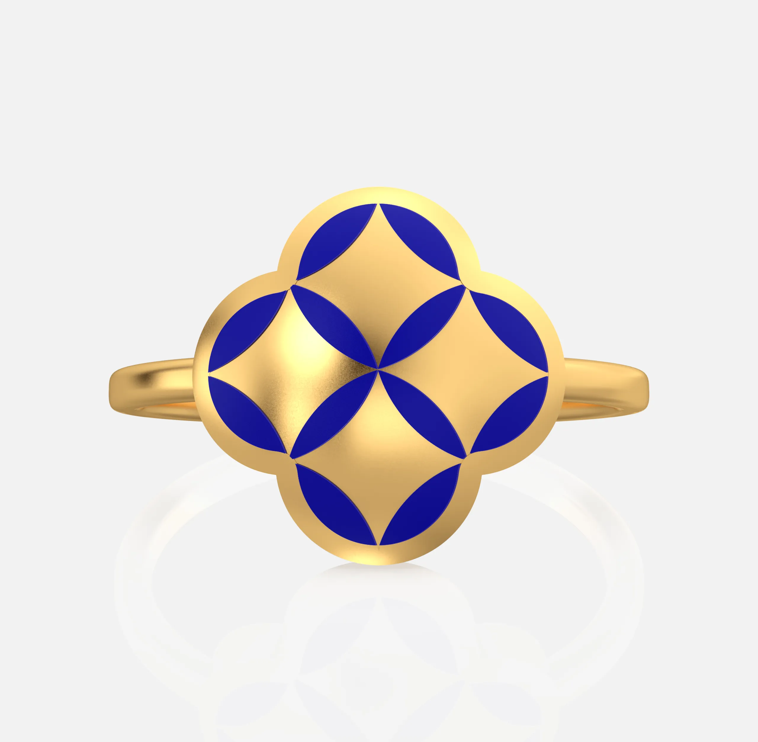 Orlune Clover Motif Ring