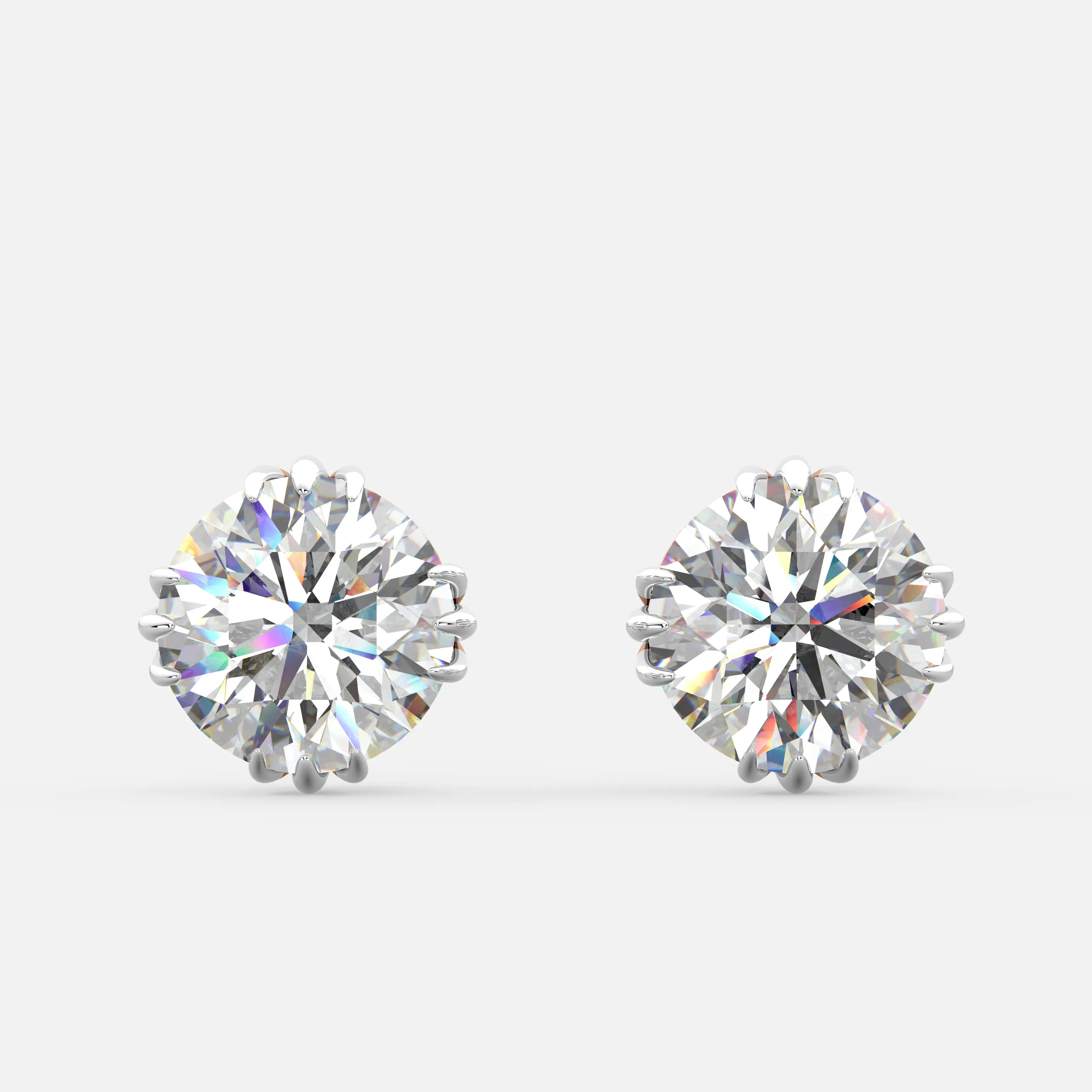 Solitaire Glow Studs