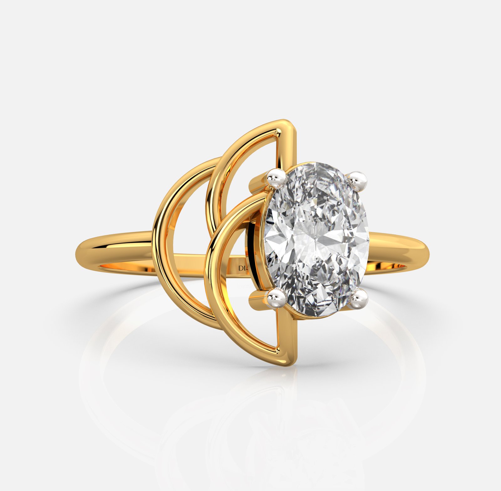 Celestial Arc Diamond Ring