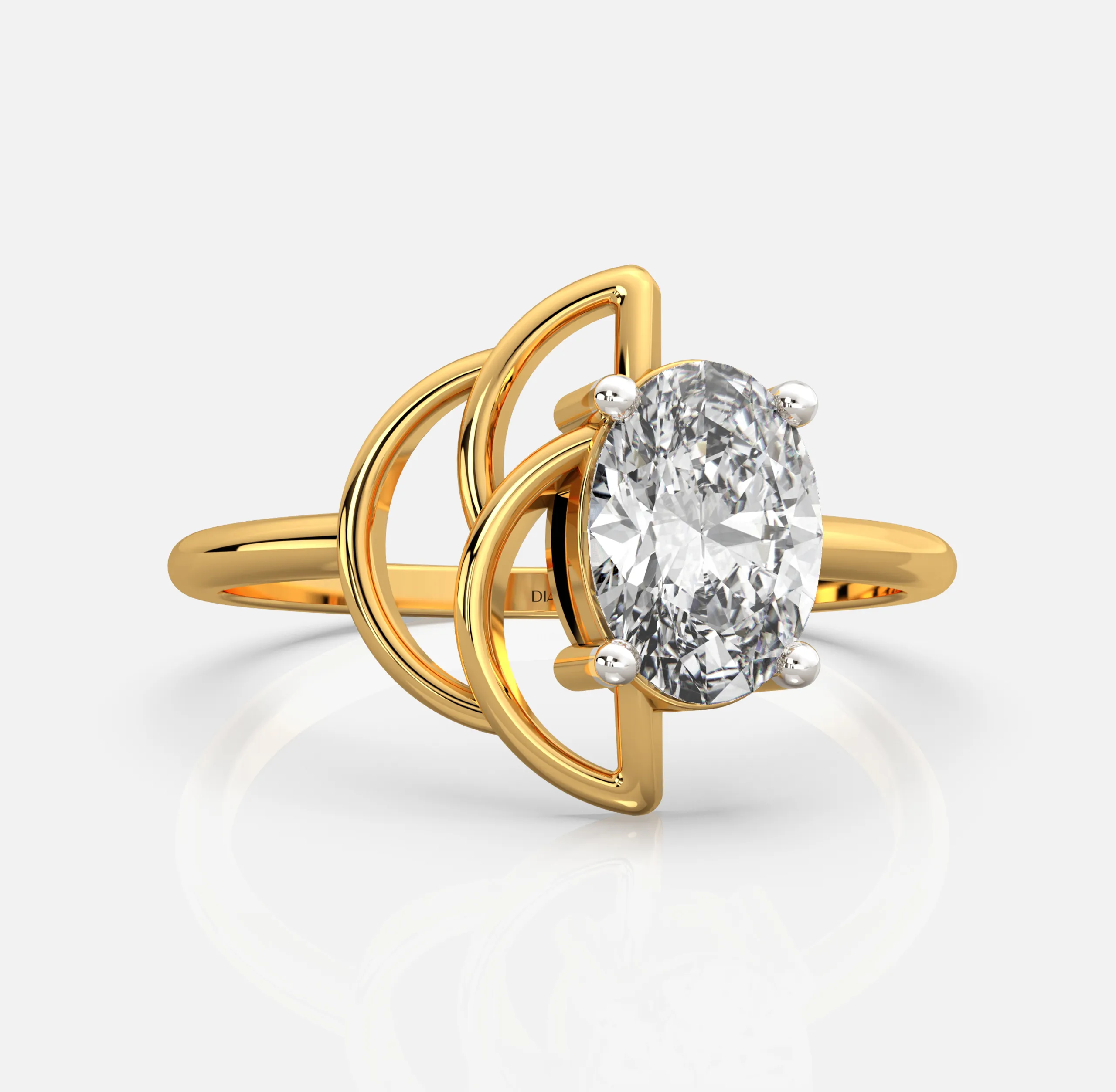 Celestial Arc Diamond Ring