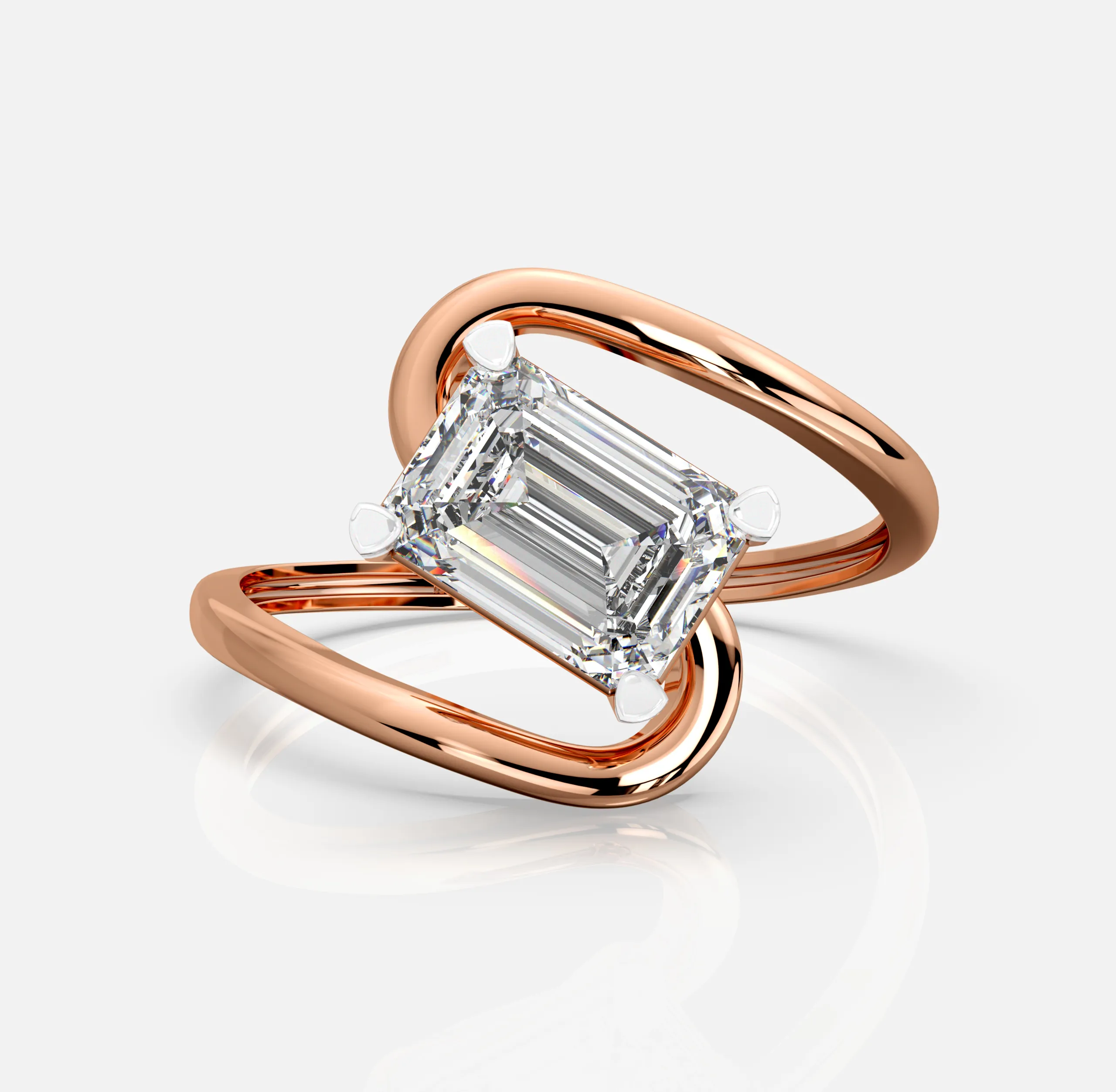Celestia Emerald Ring