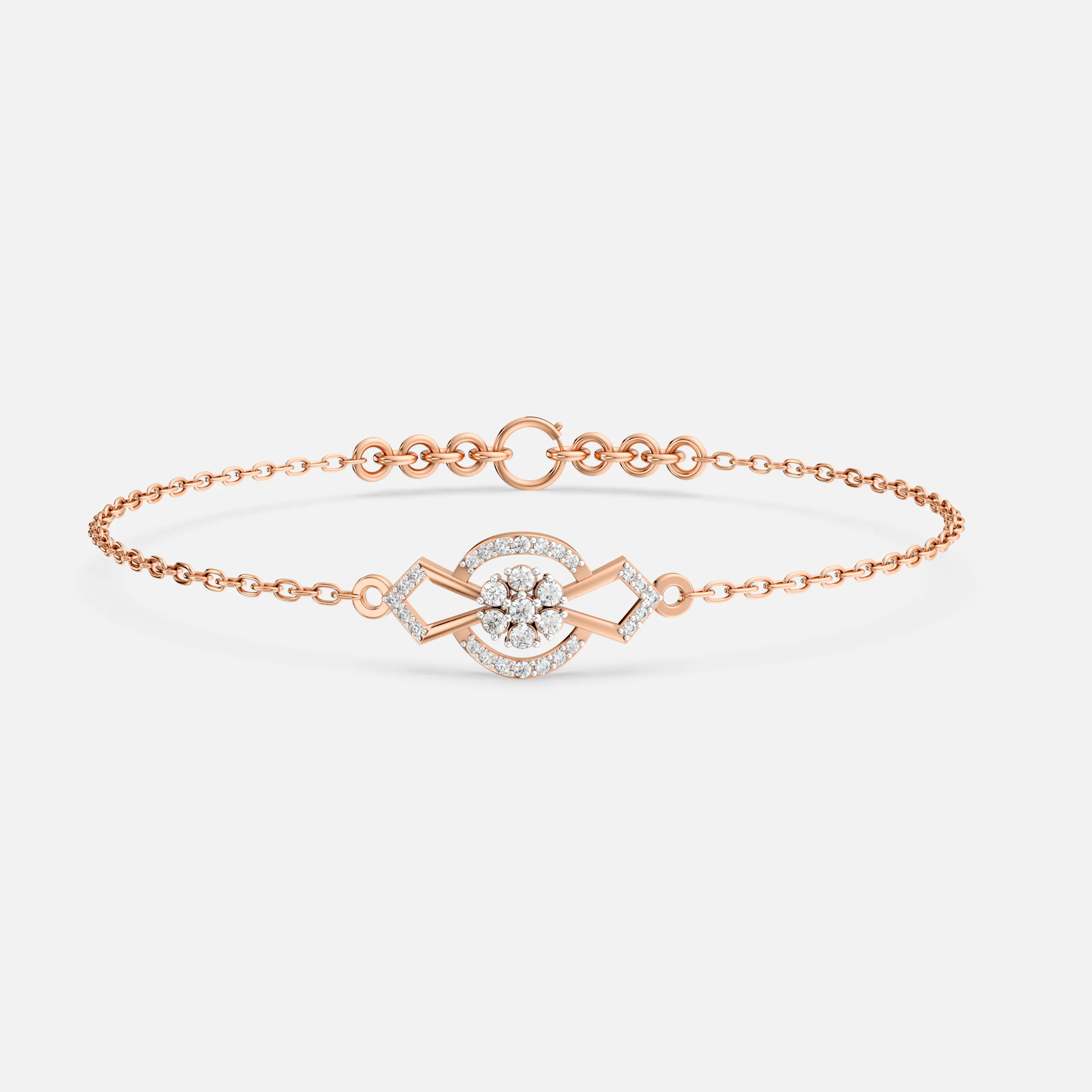 Radiant Halo Link Bracelet